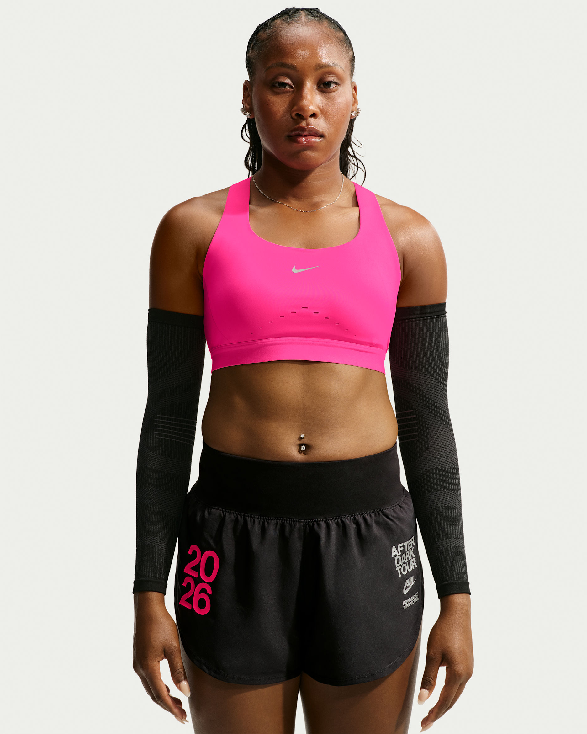 Nike Swift Women's High-Support Lightly Lined Sports Bra - Hyper Pink