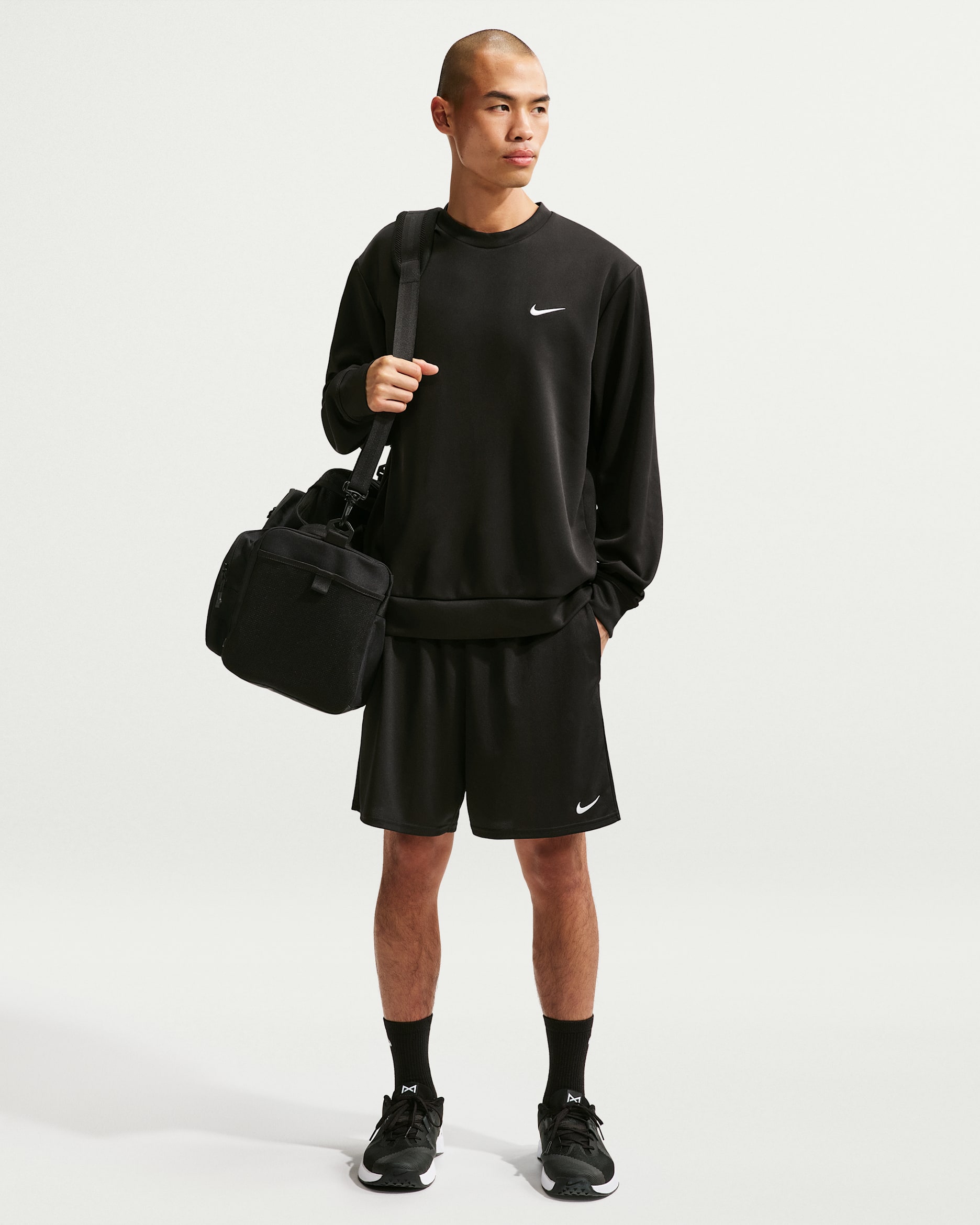 Shorts da training Dri-FIT 18 cm Nike Flex – Uomo - Nero/Bianco