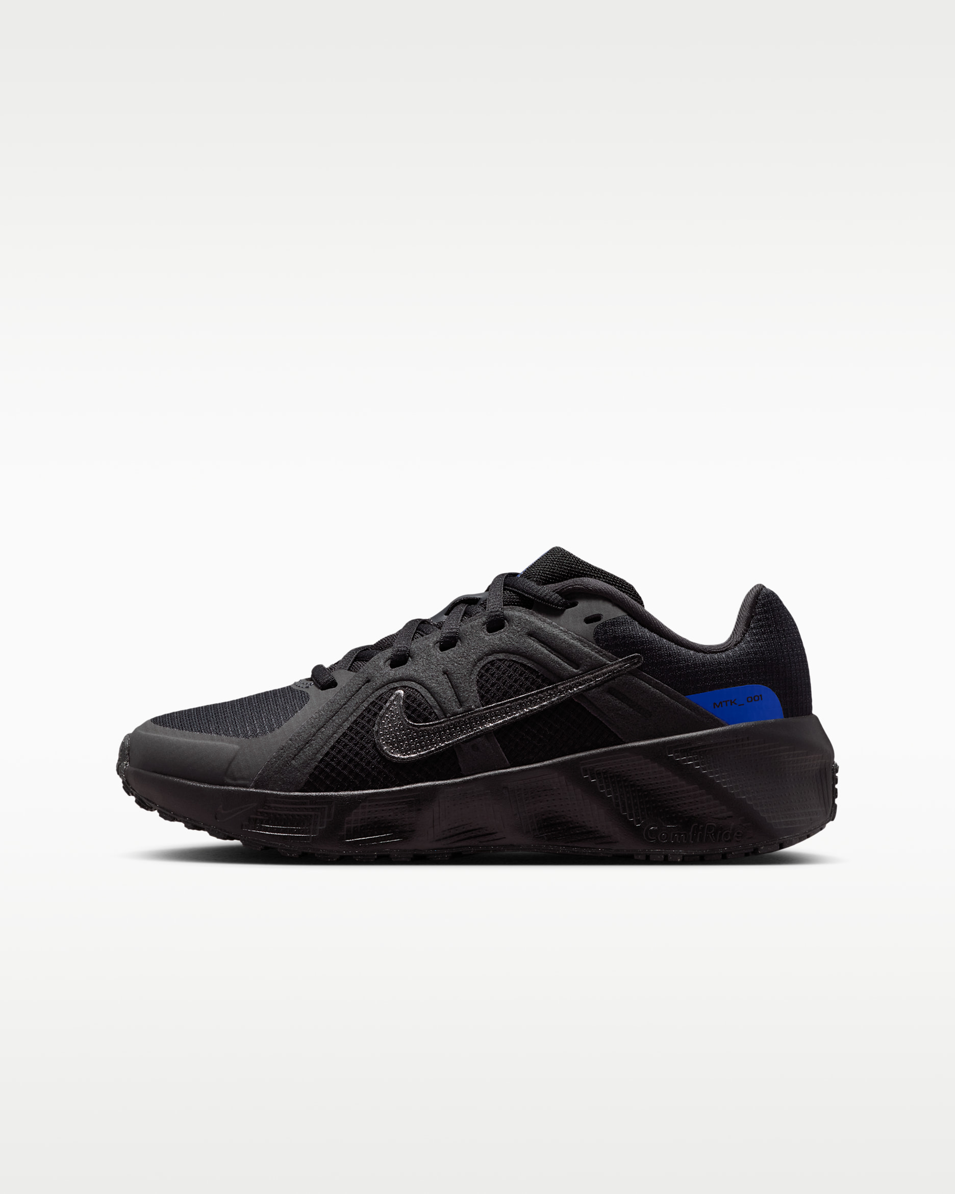 Nike Metro Tek cipő nagyobb gyerekeknek - Fekete/Off Noir/Racer Blue/Metallic Black