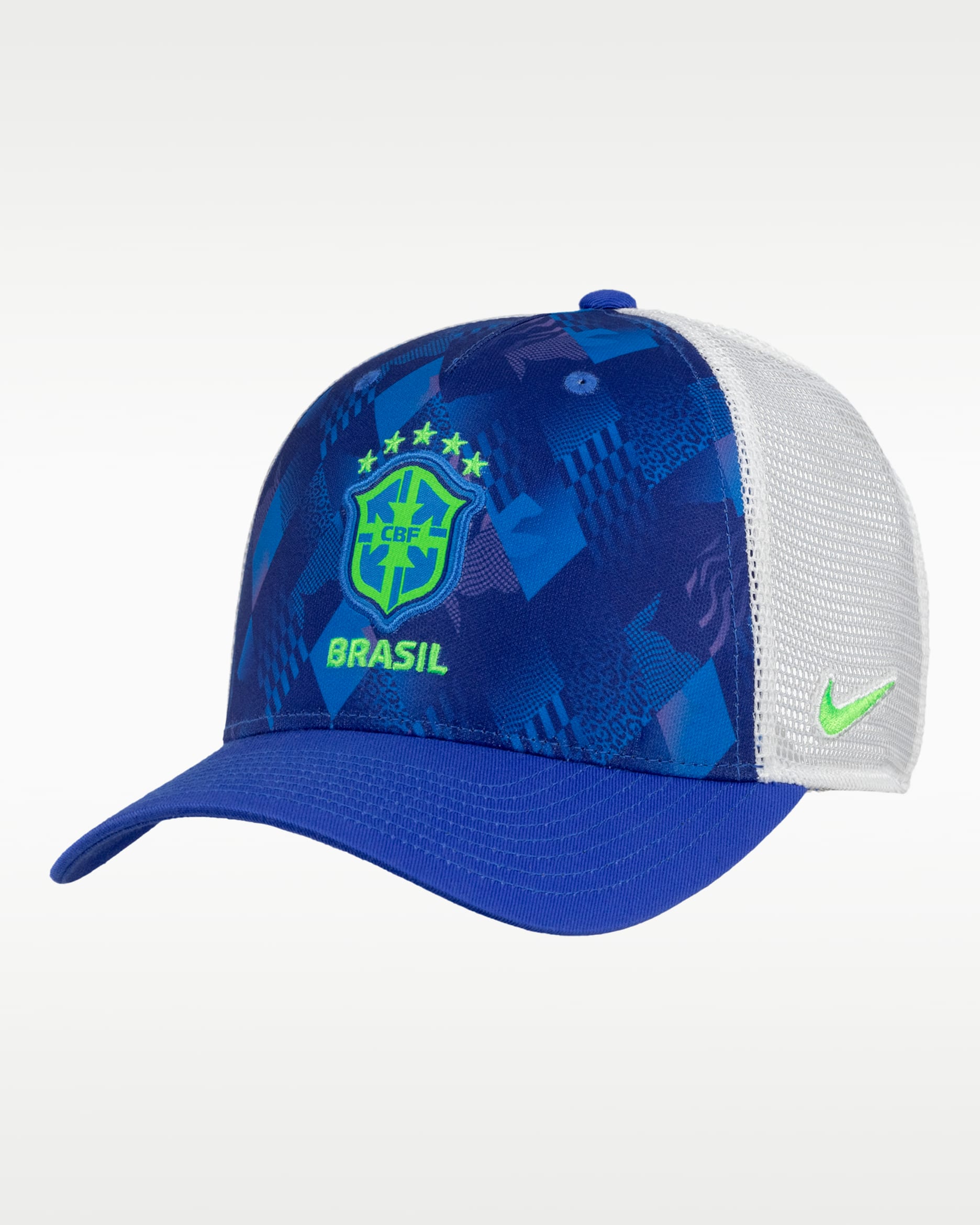 Brazil Rise Nike Soccer Structured Adjustable Trucker Cap - Print
