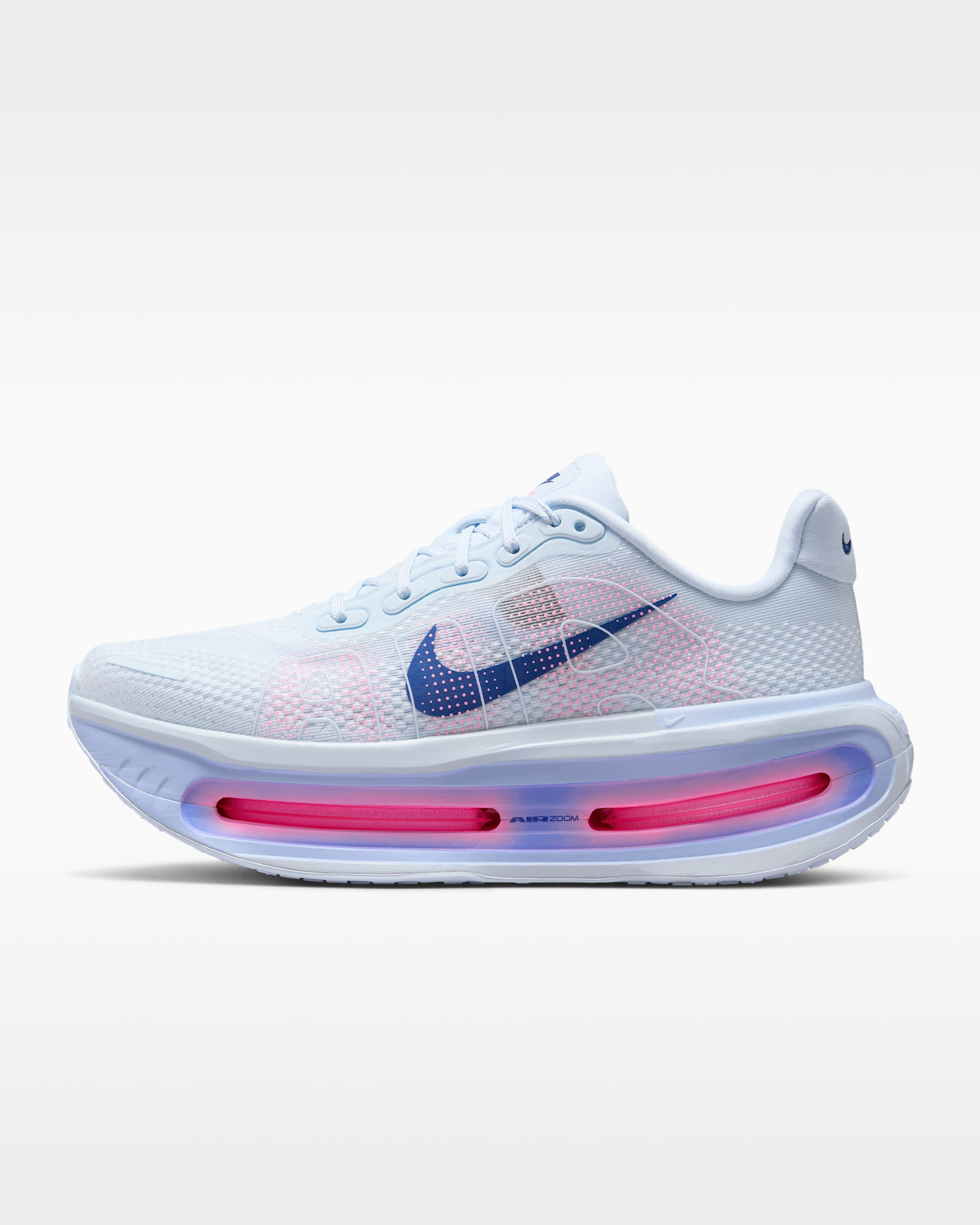 Nike Vomero Premium Women's Road Running Shoes - Blue Tint/Aluminium/Pink Spell/Deep Royal Blue
