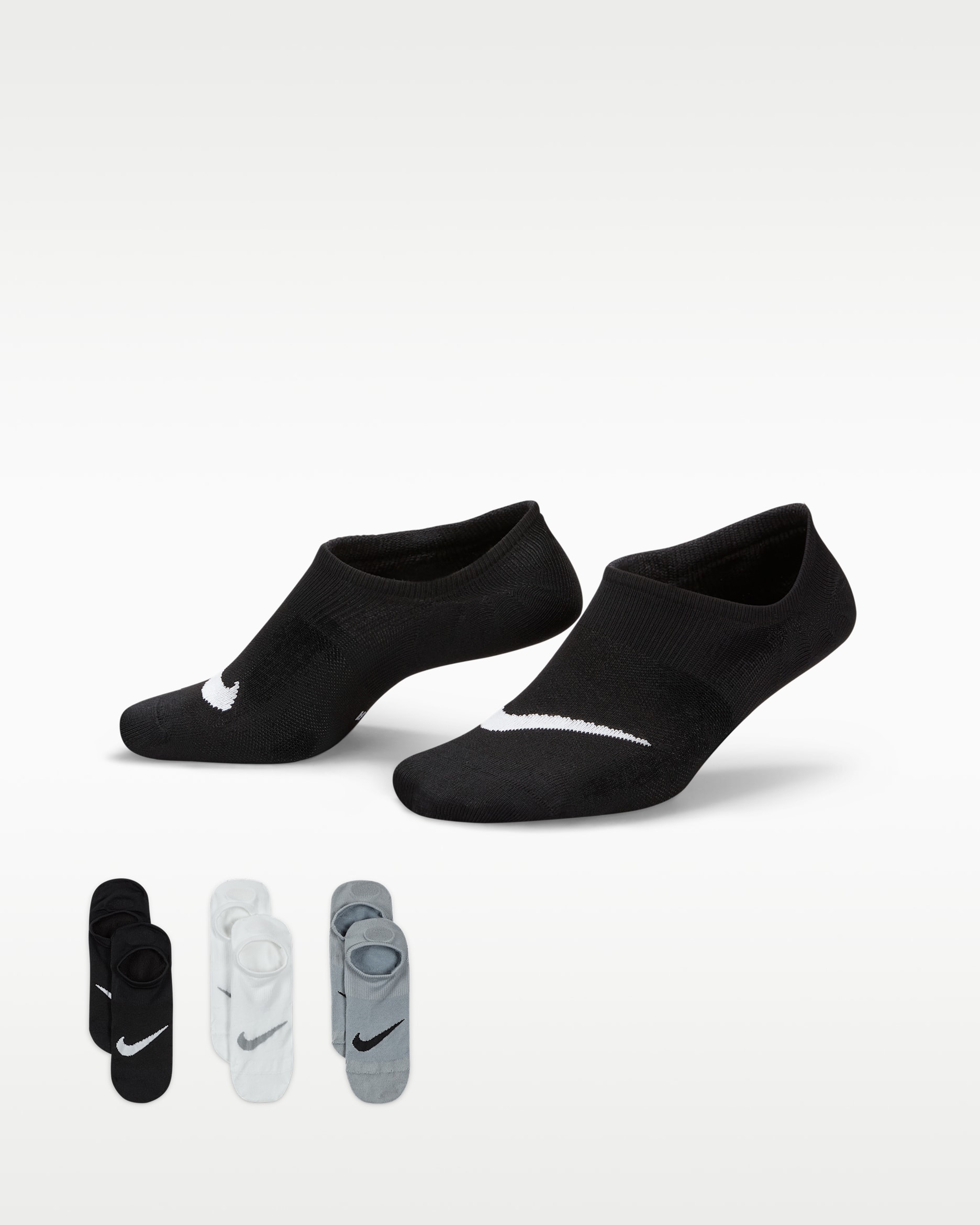 Nike Everyday Plus Lightweight Trainings-Footie-Socken für Damen (3 Paar) - Multi-Color