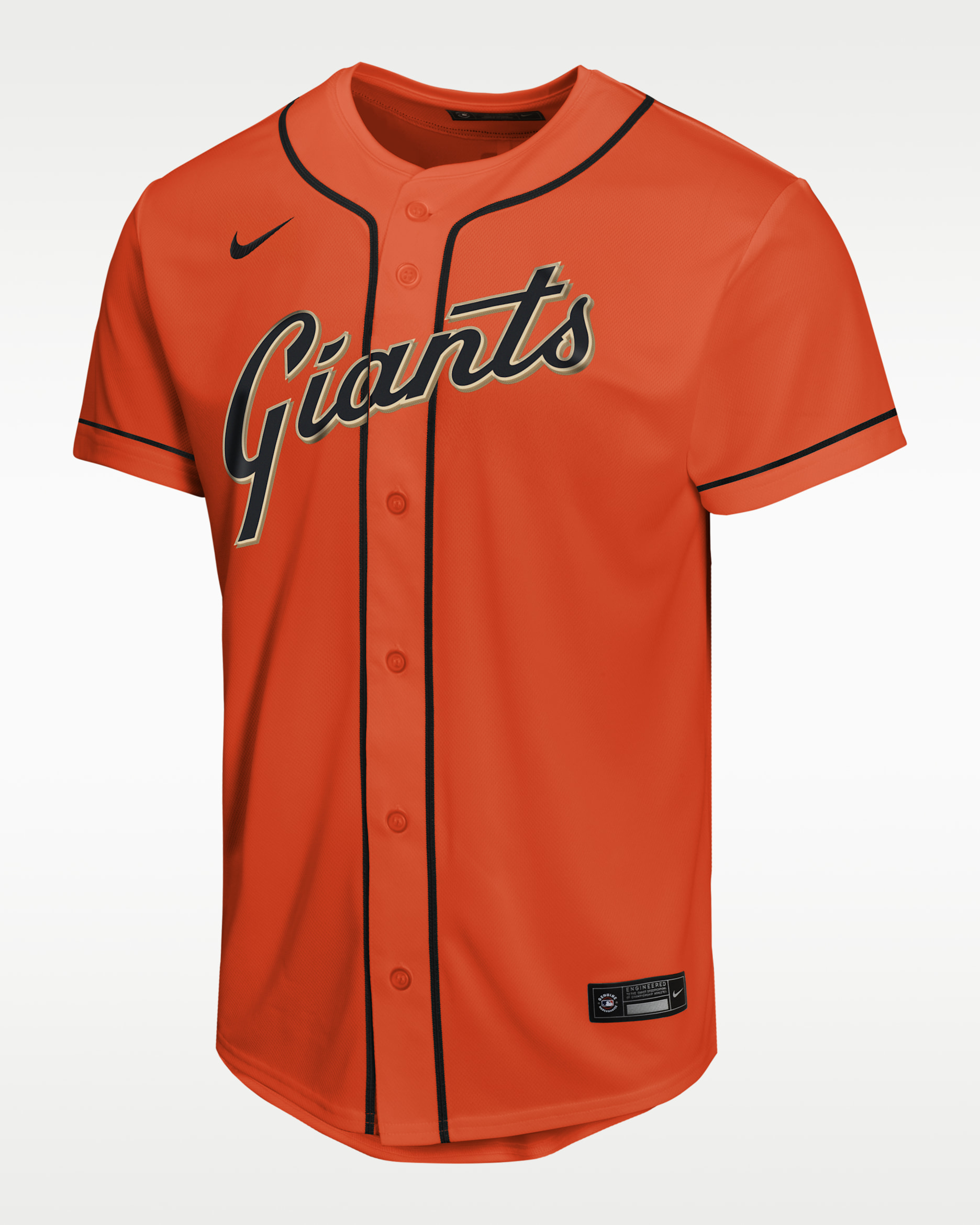 Jung Hoo Lee San Francisco Giants Big Kids' Nike MLB Replica Jersey - Black/Orange
