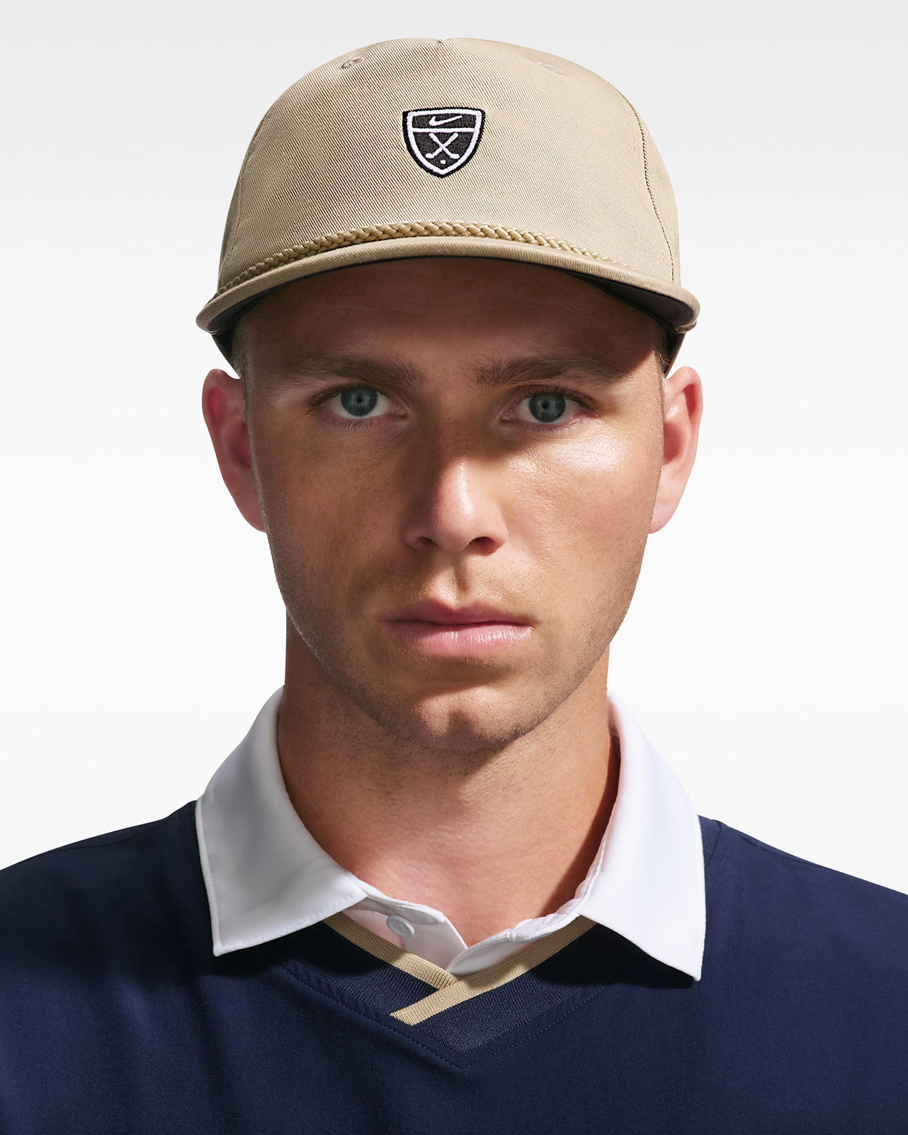 Nike Pro Unstructured Par Golf Cap - Limestone/Anthracite