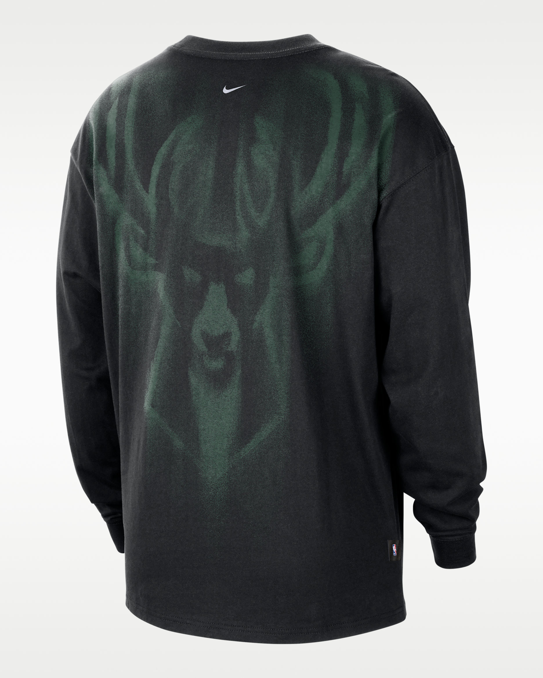 Milwaukee Bucks Standard Issue Men's Basketball Long-Sleeve Top - Black