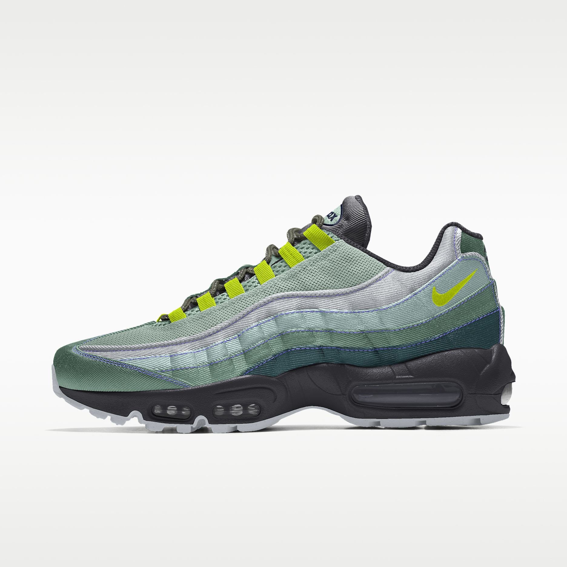 Nike Air Max 95 By You Custom Men's Shoe - Multi-Colour/Multi-Colour/Multi-Colour/Multi-Colour