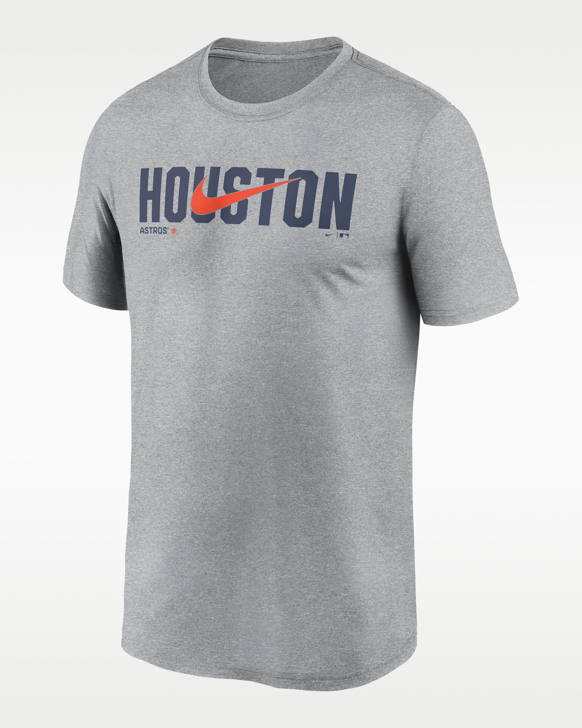 Houston Astros Swoosh Legend Men's Nike Dri-FIT MLB T-Shirt - Grey Heather