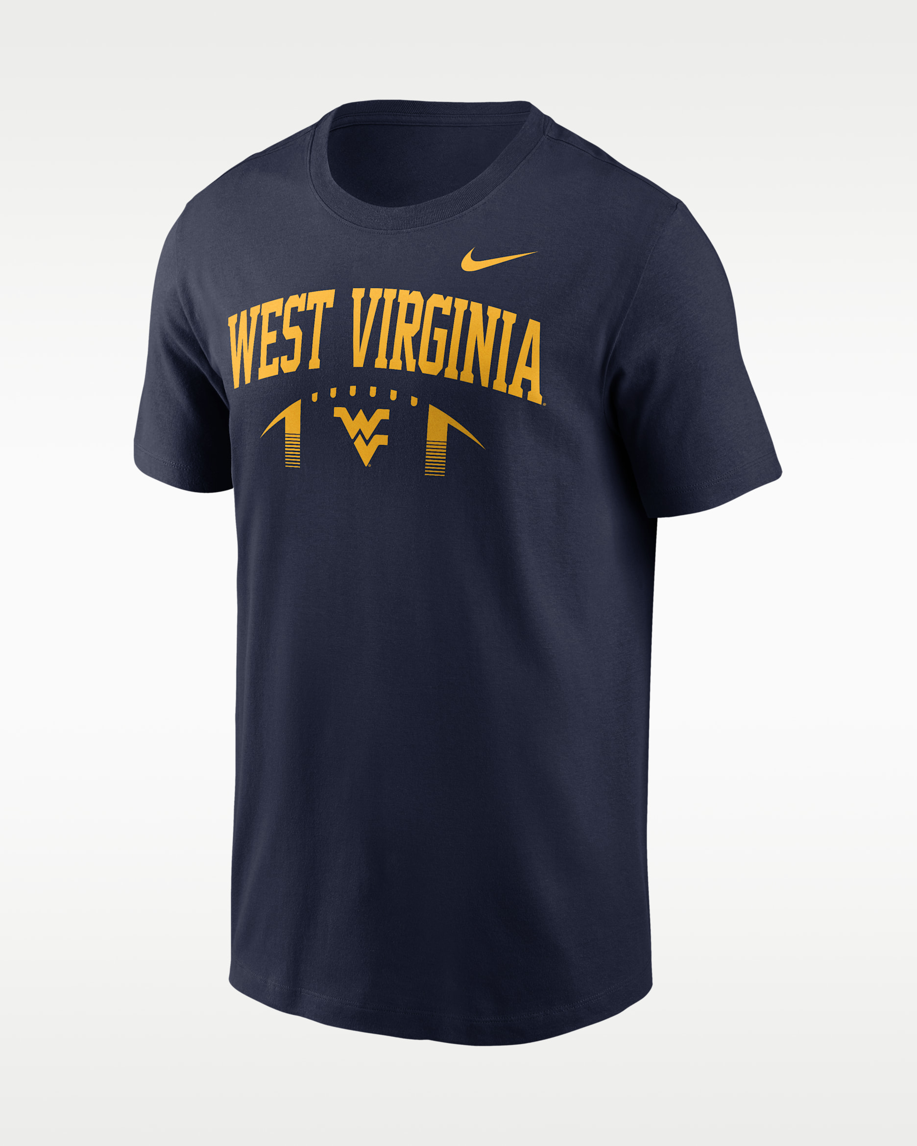West Virginia Primetime Football Icon Men's Nike College T-Shirt - Navy