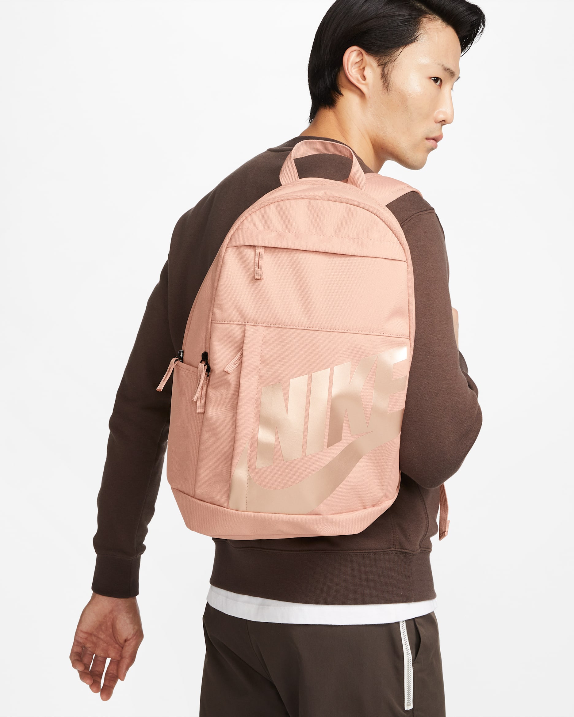 Nike Backpack (21L) - Rose Gold/Rose Gold/Metallic Red Bronze