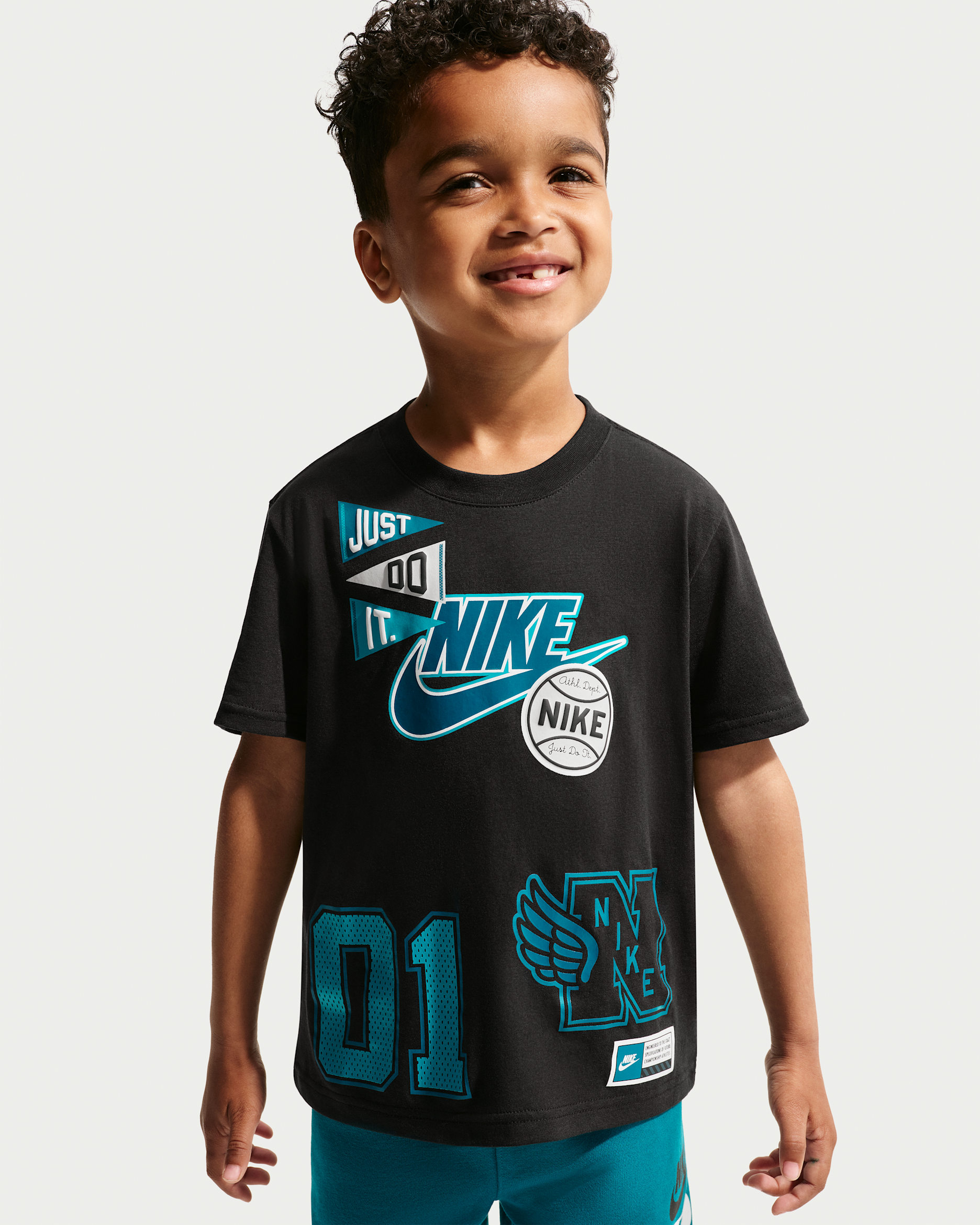 Nike Multisport-T-Shirt für jüngere Kinder - Schwarz