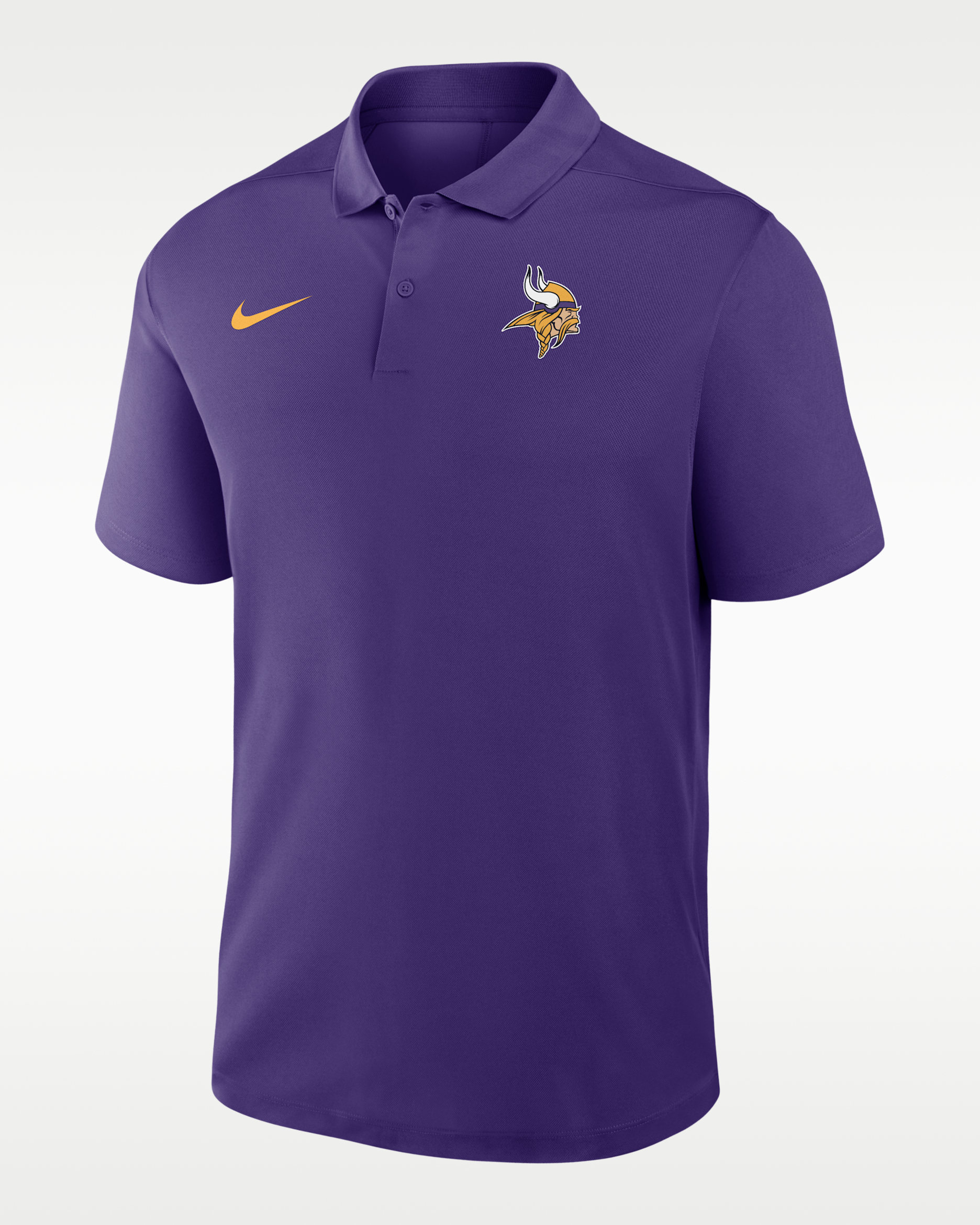 Minnesota Vikings Logo Victory Men's Nike Dri-FIT NFL Polo - Purple