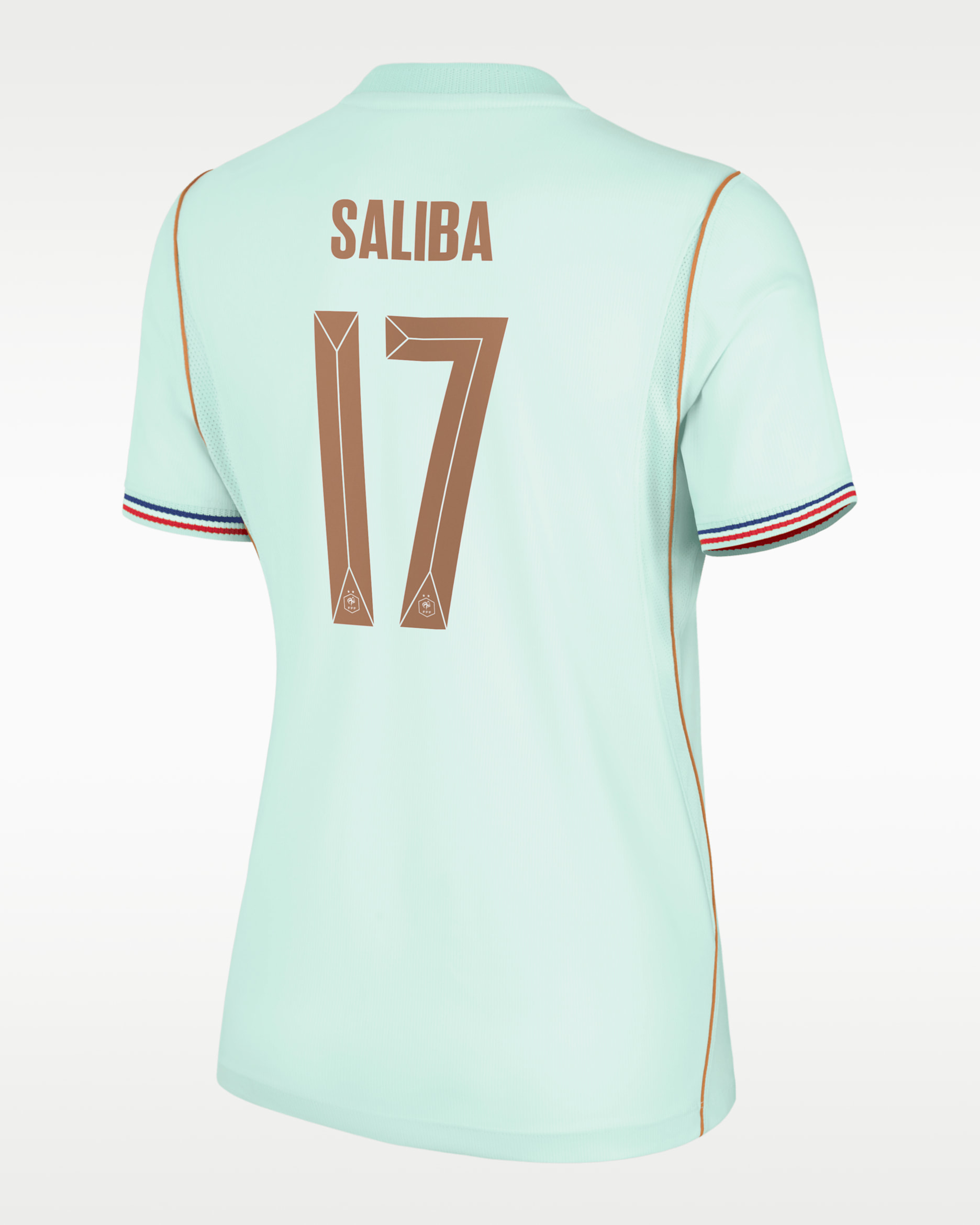 William Saliba France National Team 2026 Stadium Away Women's Nike Dri-FIT Soccer Jersey - Green
