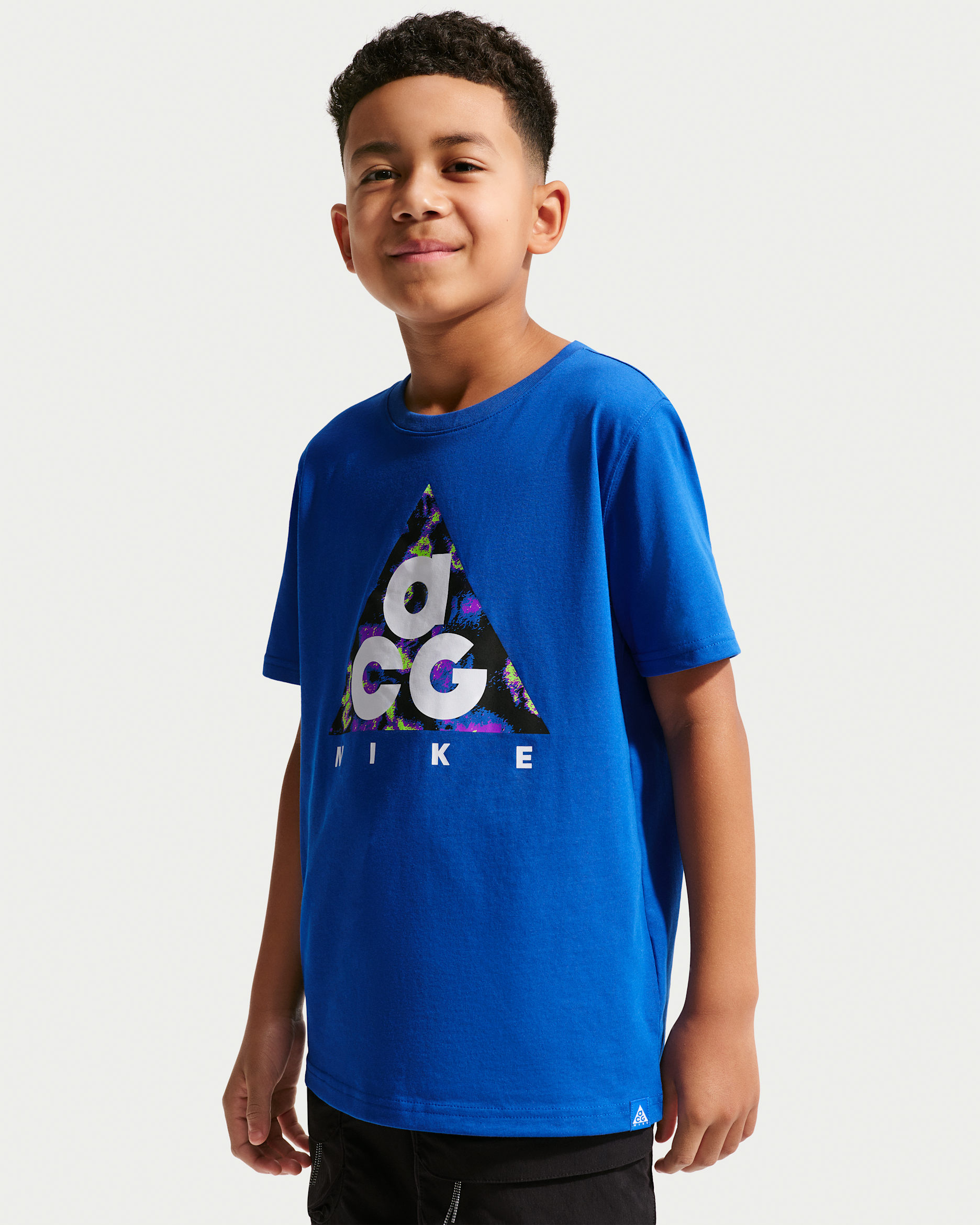 ACG Big Kids' Dri-FIT Altitude Peak T-Shirt - Hyper Royal