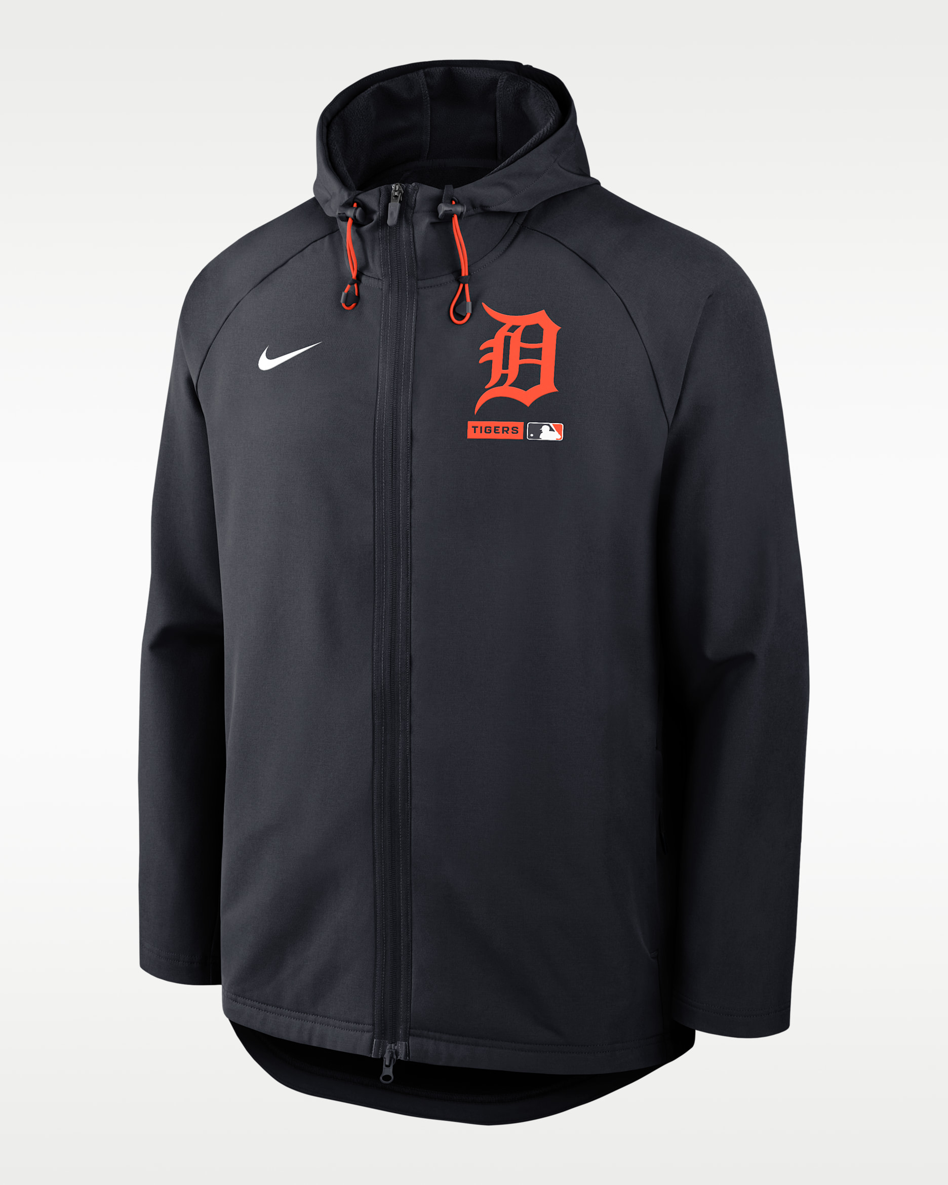 Detroit Tigers Authentic Collection Men's Nike Therma-FIT MLB Full-Zip Hooded Jacket - Navy