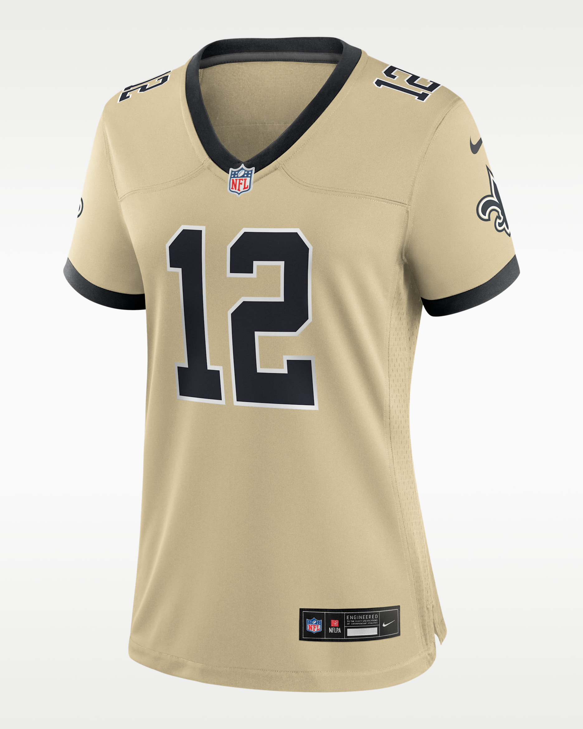 Jersey Nike de la NFL Game para mujer Chris Olave New Orleans Saints - Oro