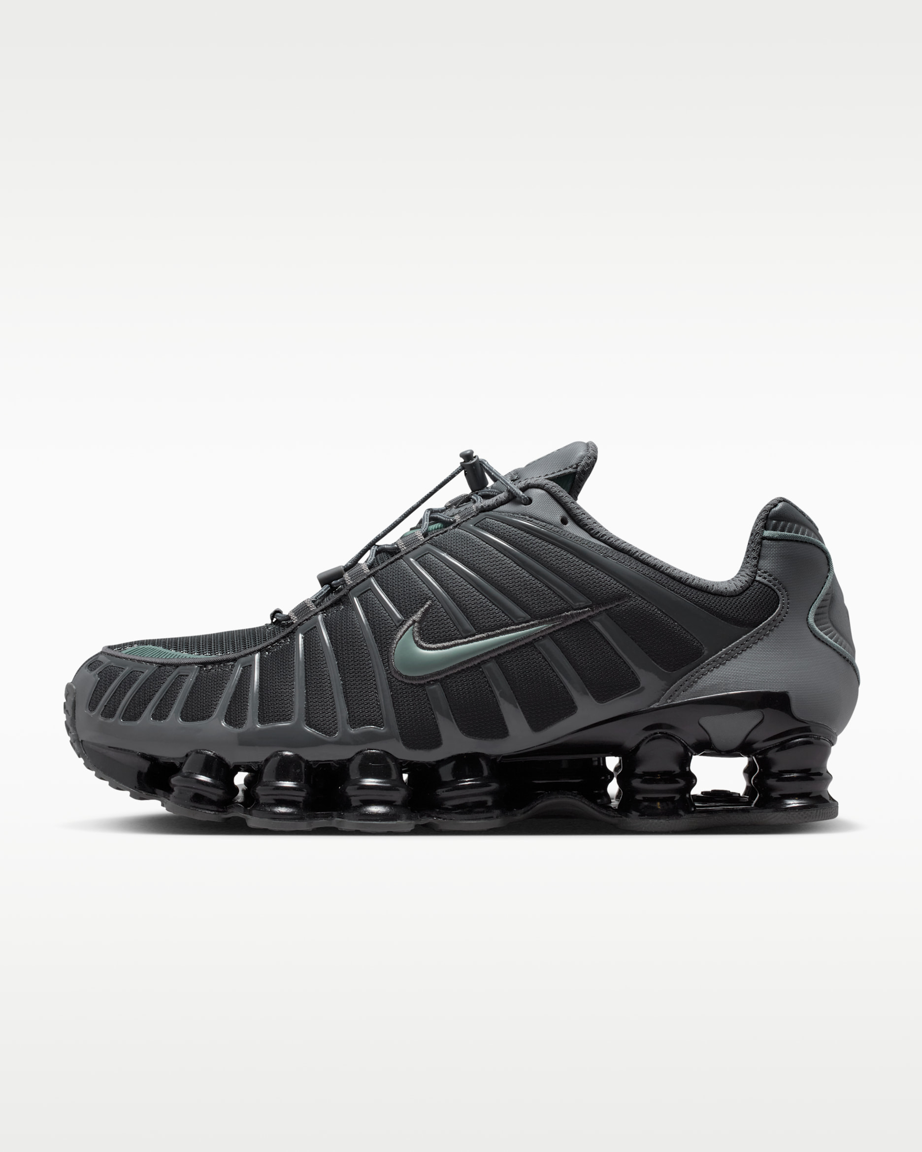 Nike Shox TL Men's Shoes - Iron Grey/Black/Reflect Silver/Clay Green