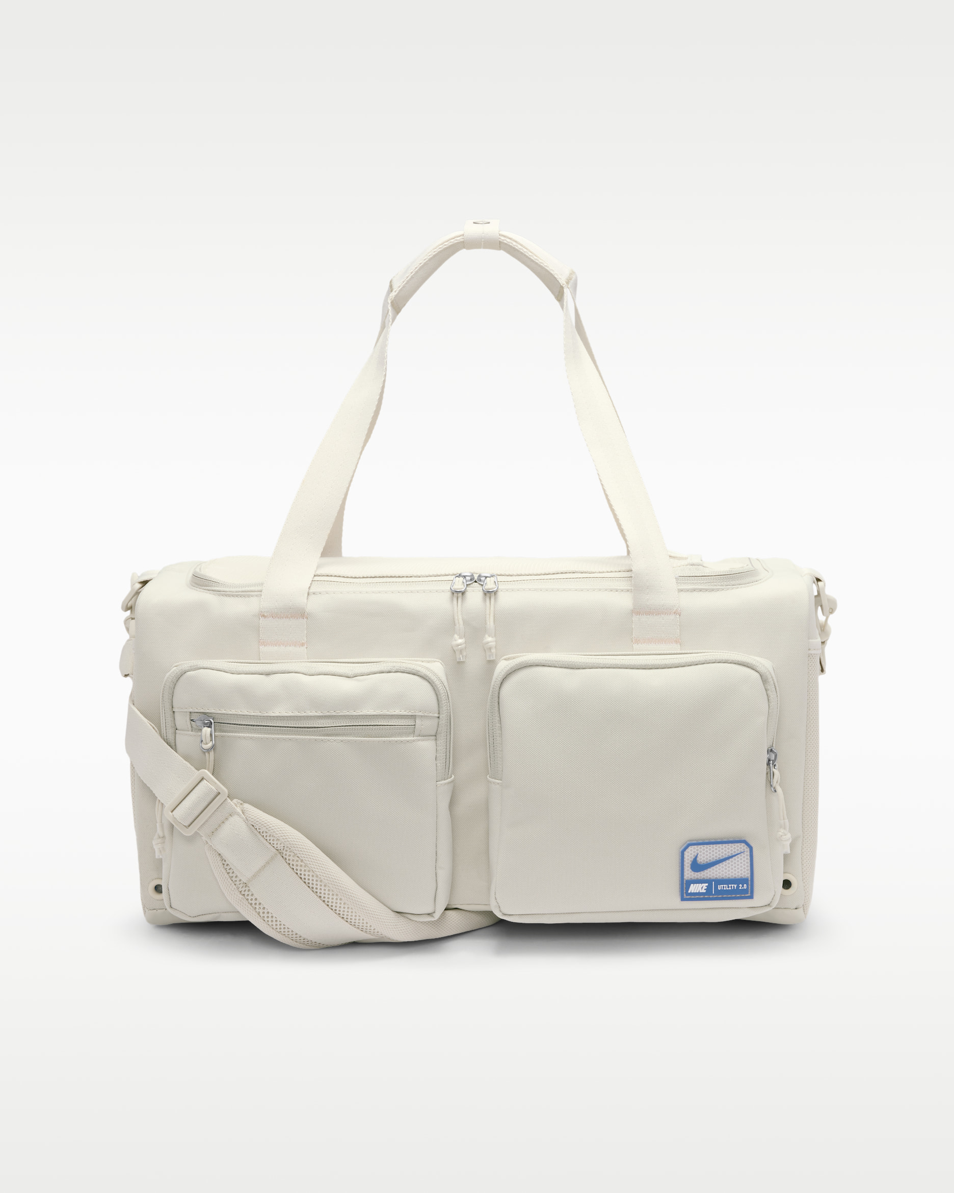 Nike Utility Power 2.0 Duffel Bag (Small, 31L) - Light Orewood Brown/Light Orewood Brown/Indigo Storm