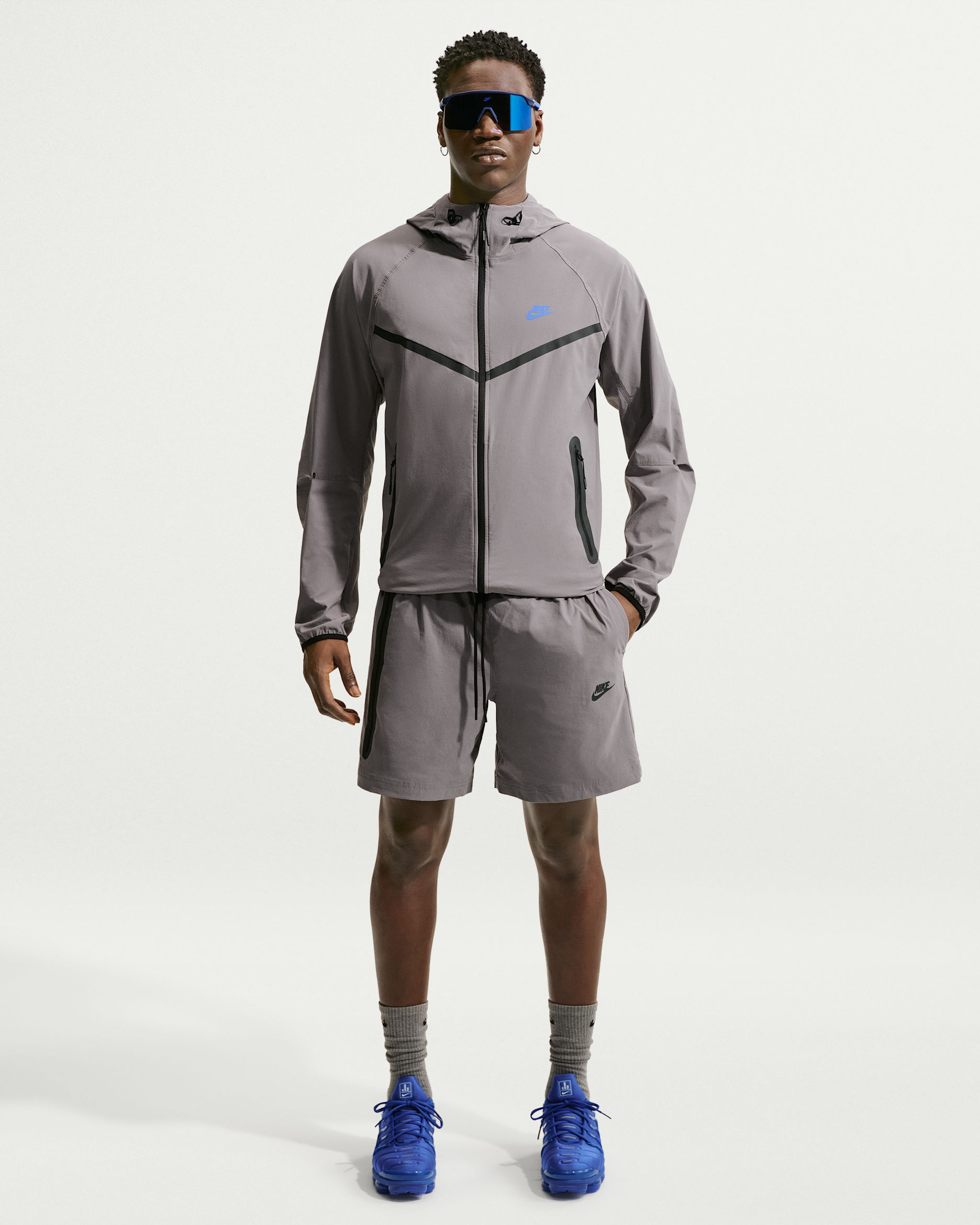 Shorts de tejido Woven para hombre Nike Tech - Punta de Lápiz/Azul cristal