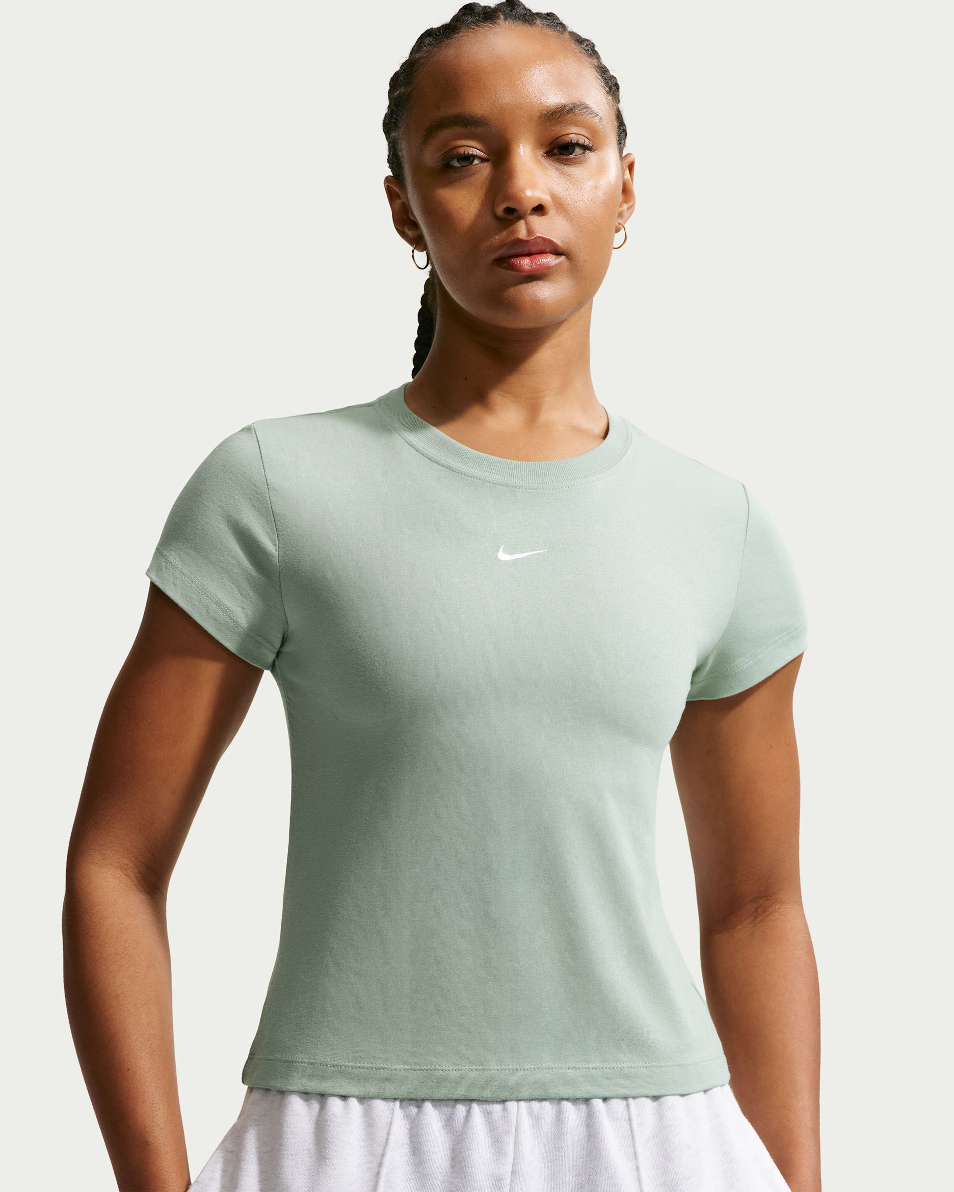 Playera para mujer Nike Sportswear Chill Knit - Vapor/Vela
