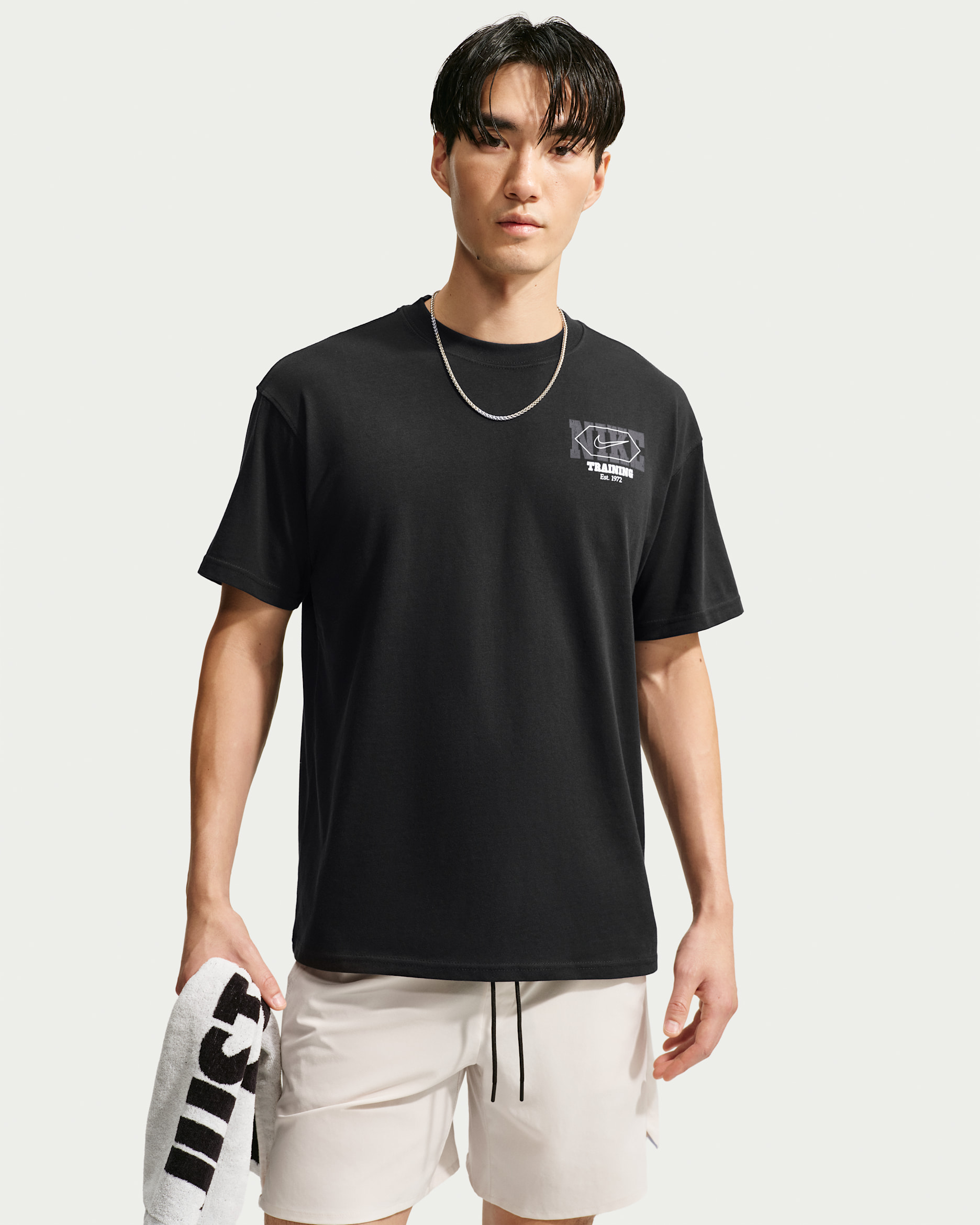 Nike Men's T-Shirt - Black/White