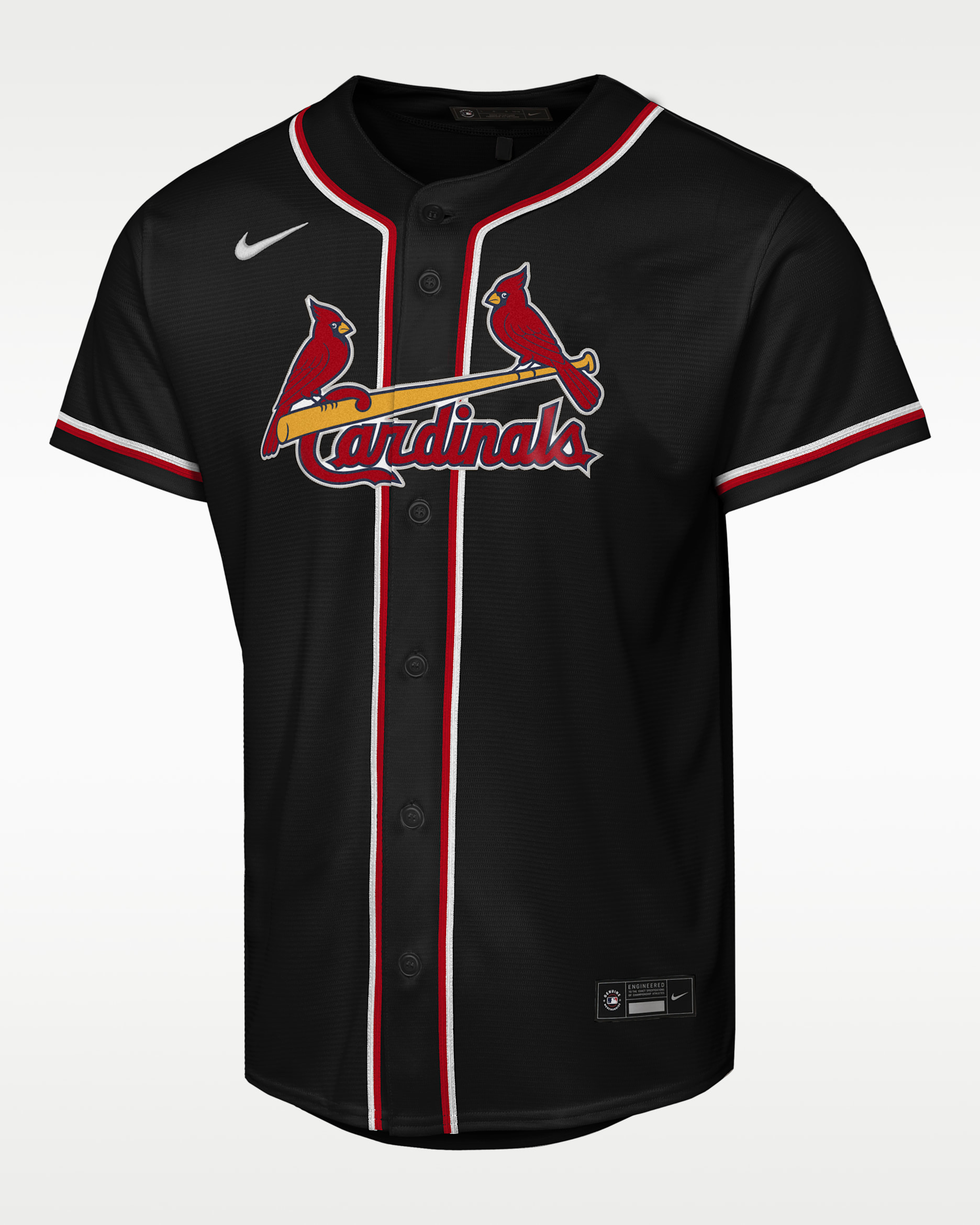 Lars Nootbaar St. Louis Cardinals Big Kids' Nike MLB Replica Fashion Jersey - Black
