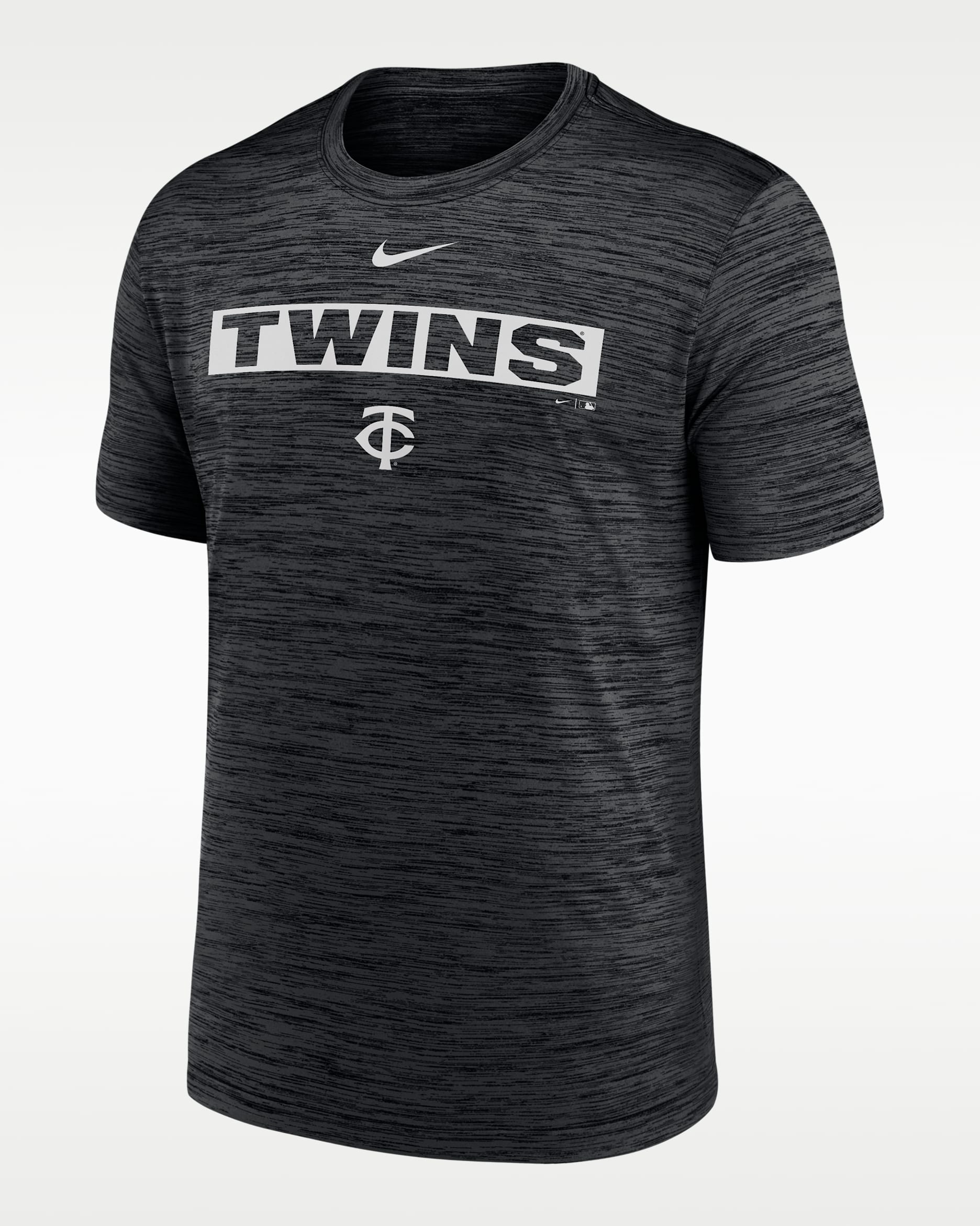 Minnesota Twins Velocity Men's Nike Dri-FIT MLB T-Shirt - Black
