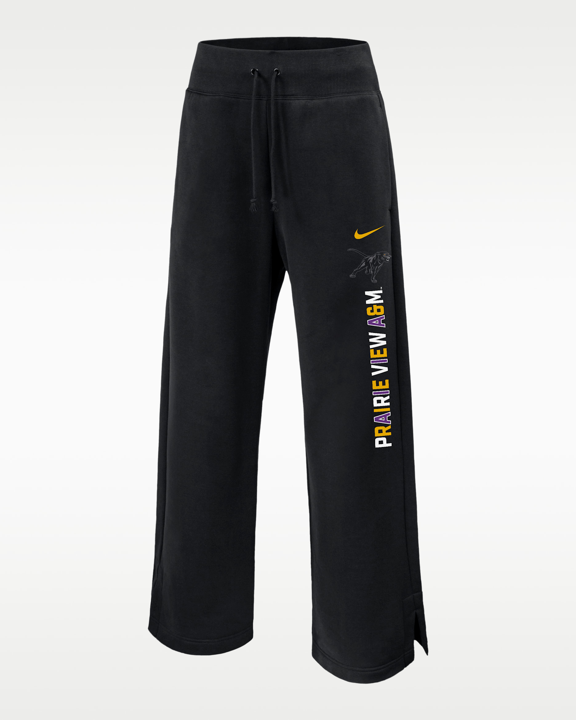 Nike College (Prairie View A&M University) Women's Phoenix Fleece Sweatpants - Black