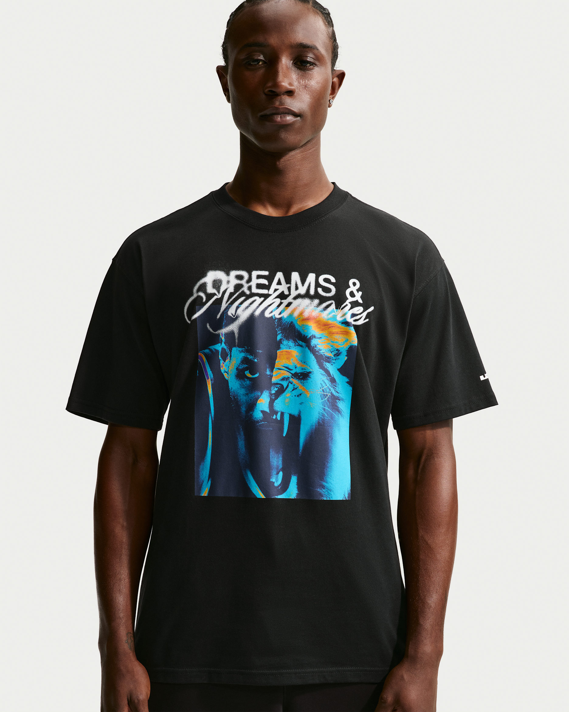 T-shirt de basket Nike LeBron « Dreams and Nightmares » pour homme - Noir