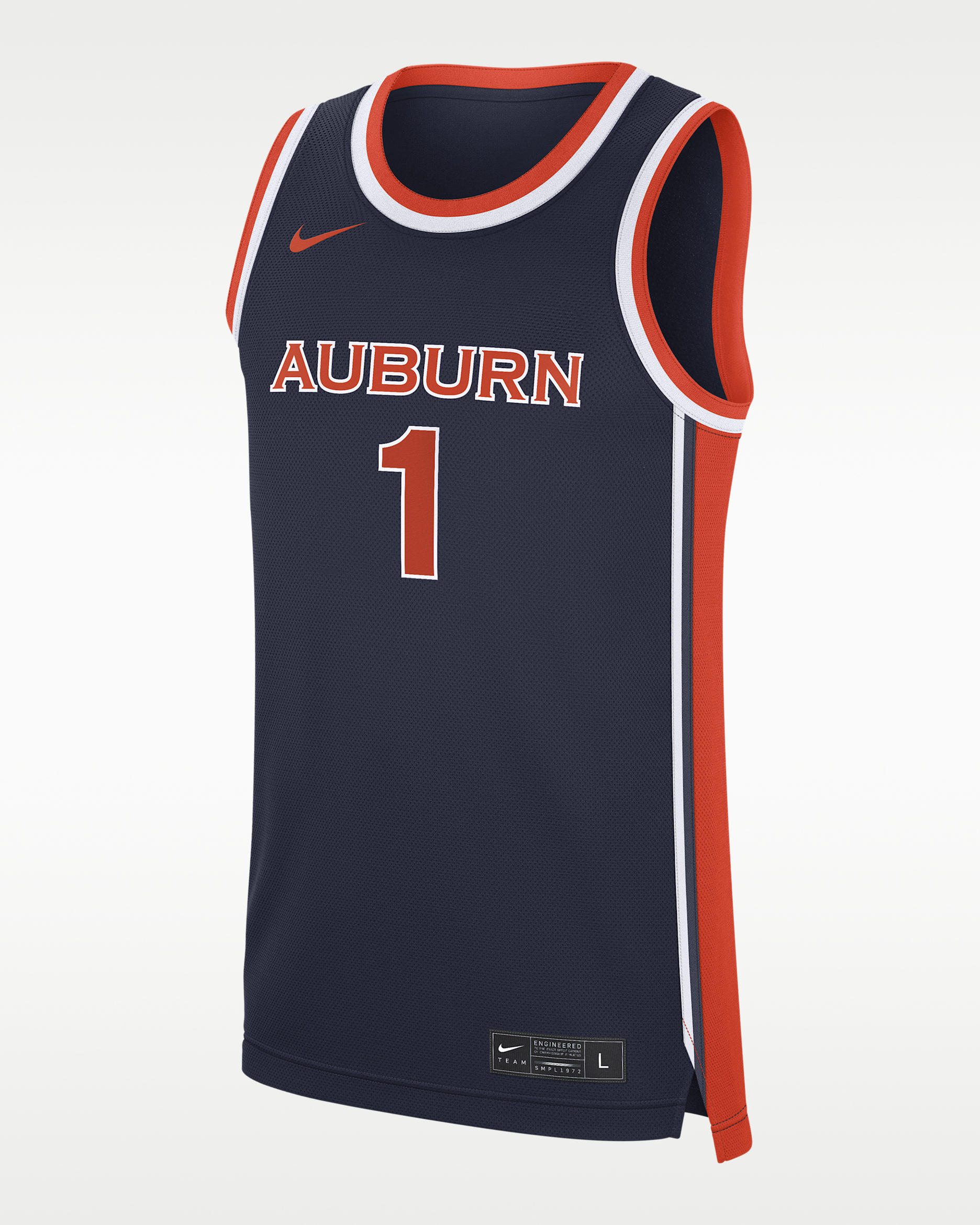 Jersey de básquetbol para hombre Nike College Auburn Replica - Azul marino