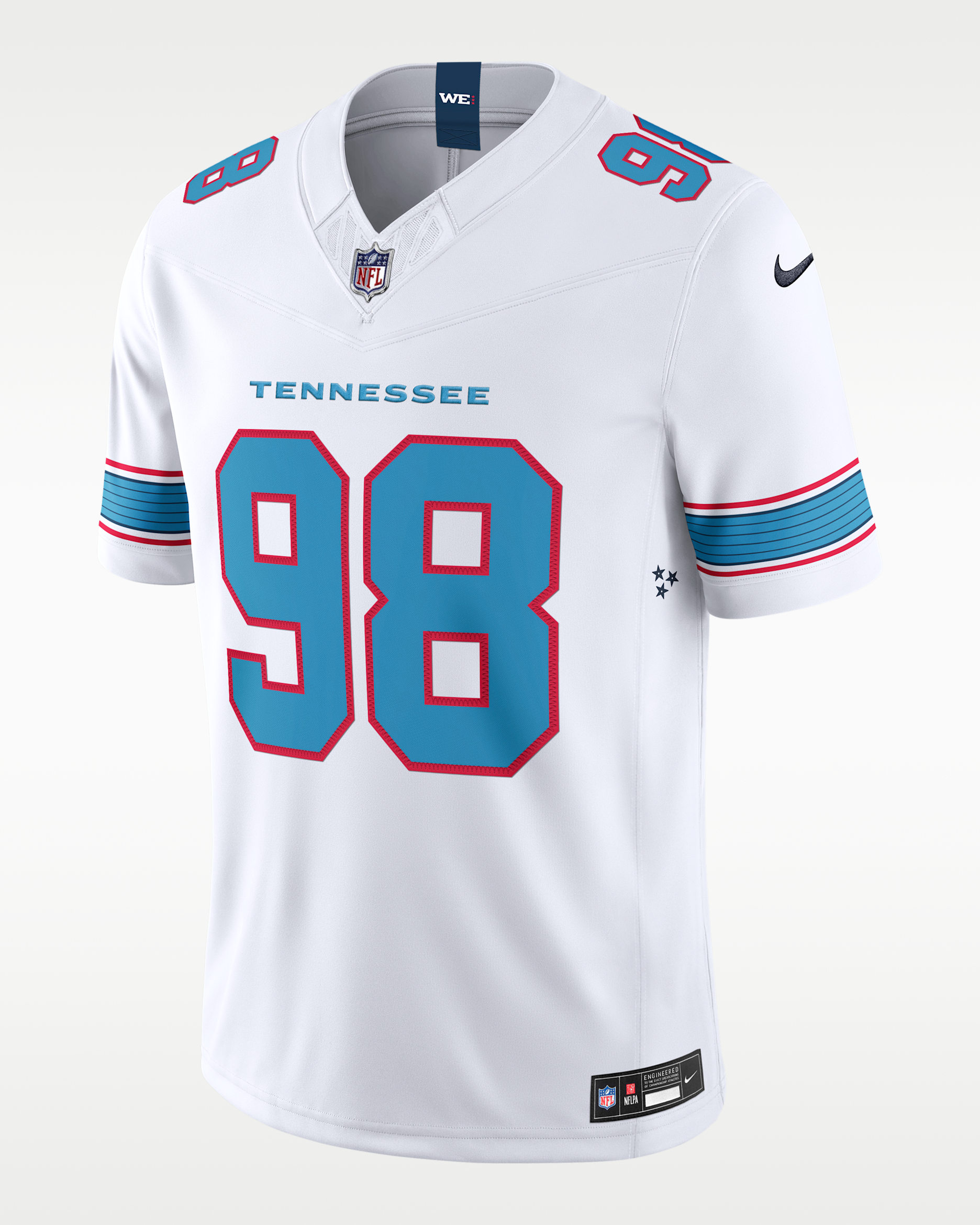 Jeffery Simmons Tennessee Titans Men's Nike Dri-FIT NFL Limited Jersey - White