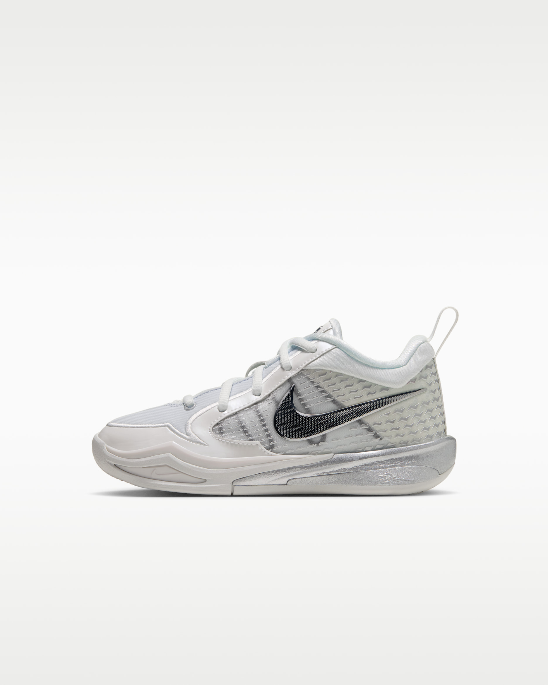 Sabrina 4 "Light Work" Little Kids' Basketball Shoes - Summit White/Black/Photon Dust/Metallic Silver