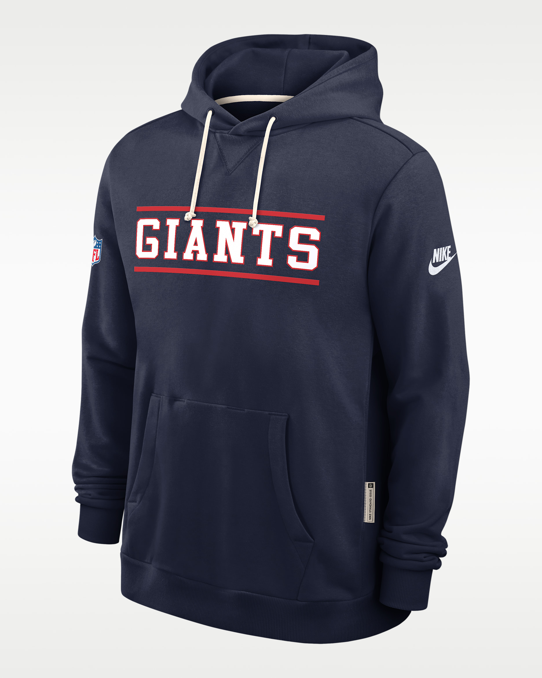 Sudadera con gorro sin cierre Nike Dri-FIT de la NFL para hombre New York Giants Alt Standard Issue - Azul marino
