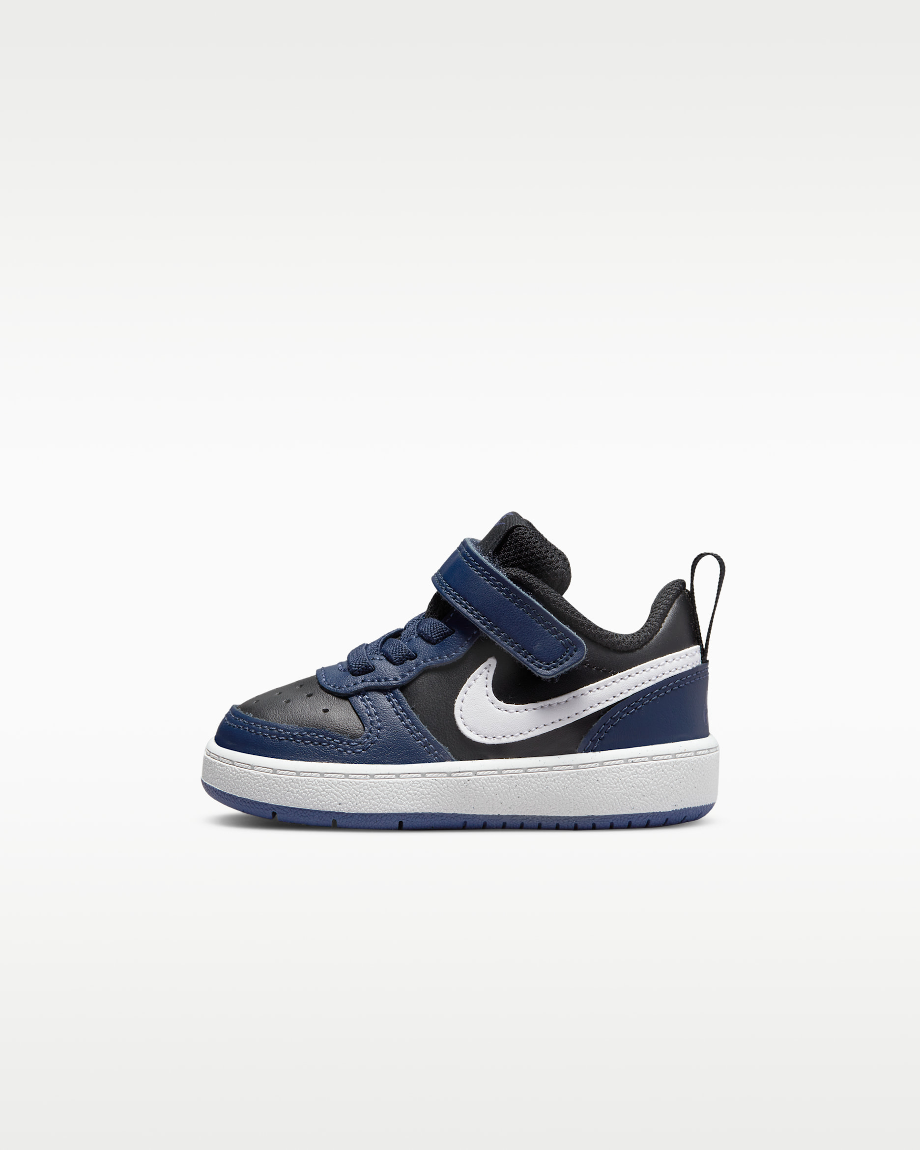 Nike Court Borough Low 2 Baby/Toddler Shoes - Midnight Navy/Black/Dark Purple Dust/White