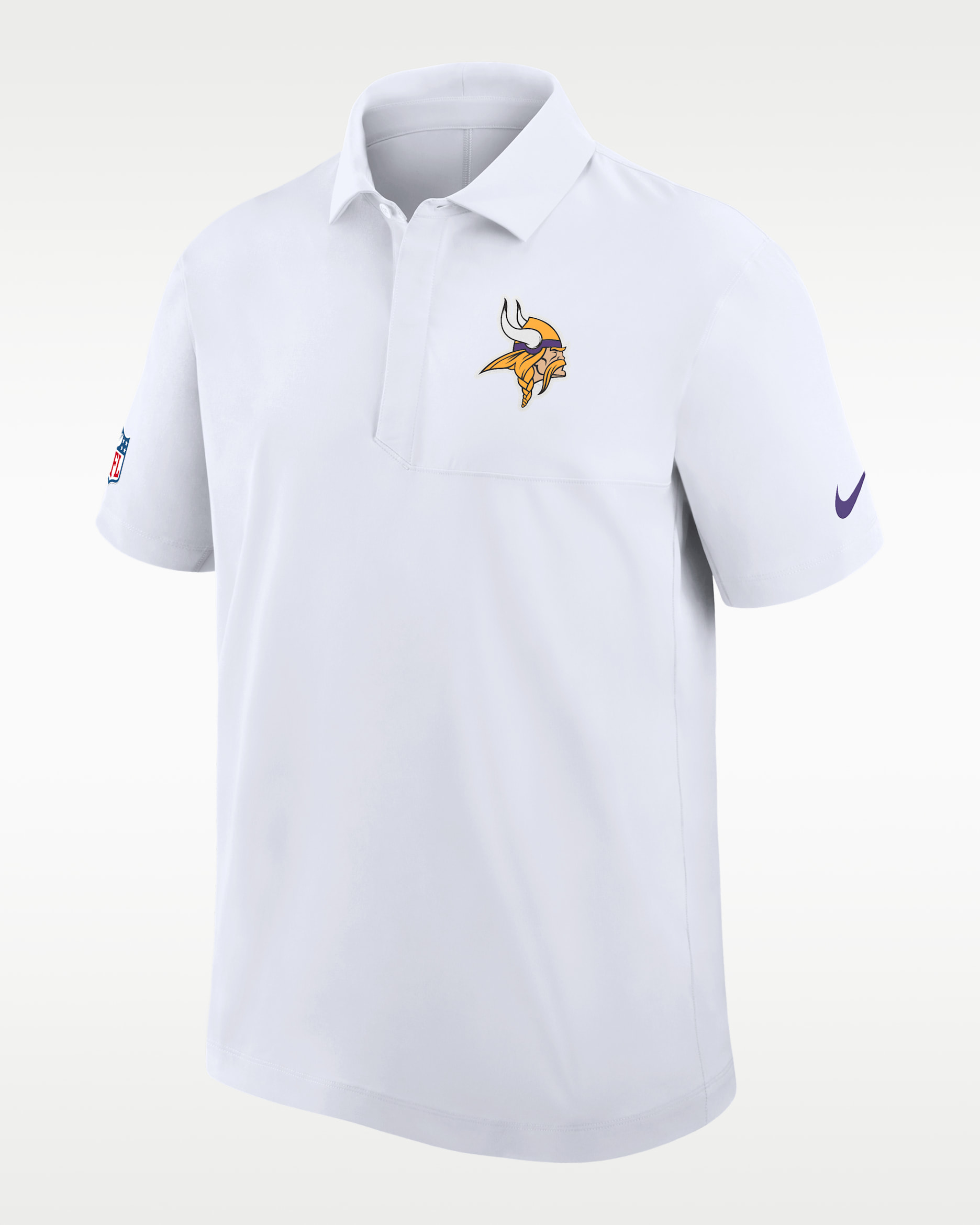 Polo Nike Dri-FIT de la NFL para hombre Minnesota Vikings City Pride Sideline - Blanco