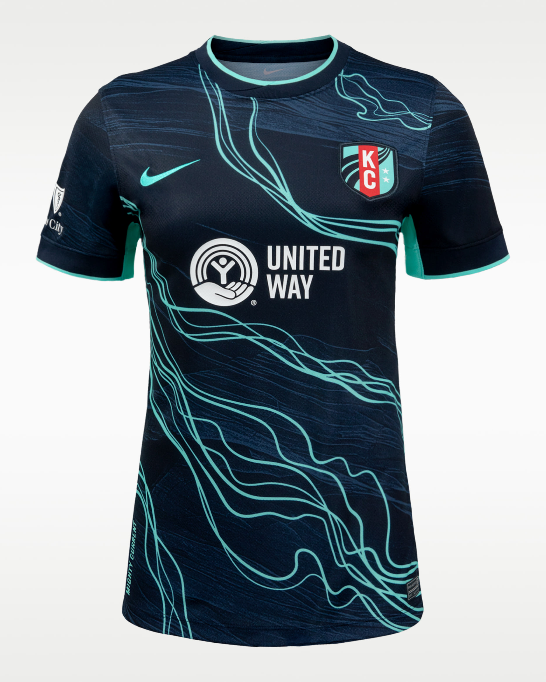 Kansas City Current Stadium Away Women's Nike Dri-FIT NWSL Replica Jersey - Dark Obsidian