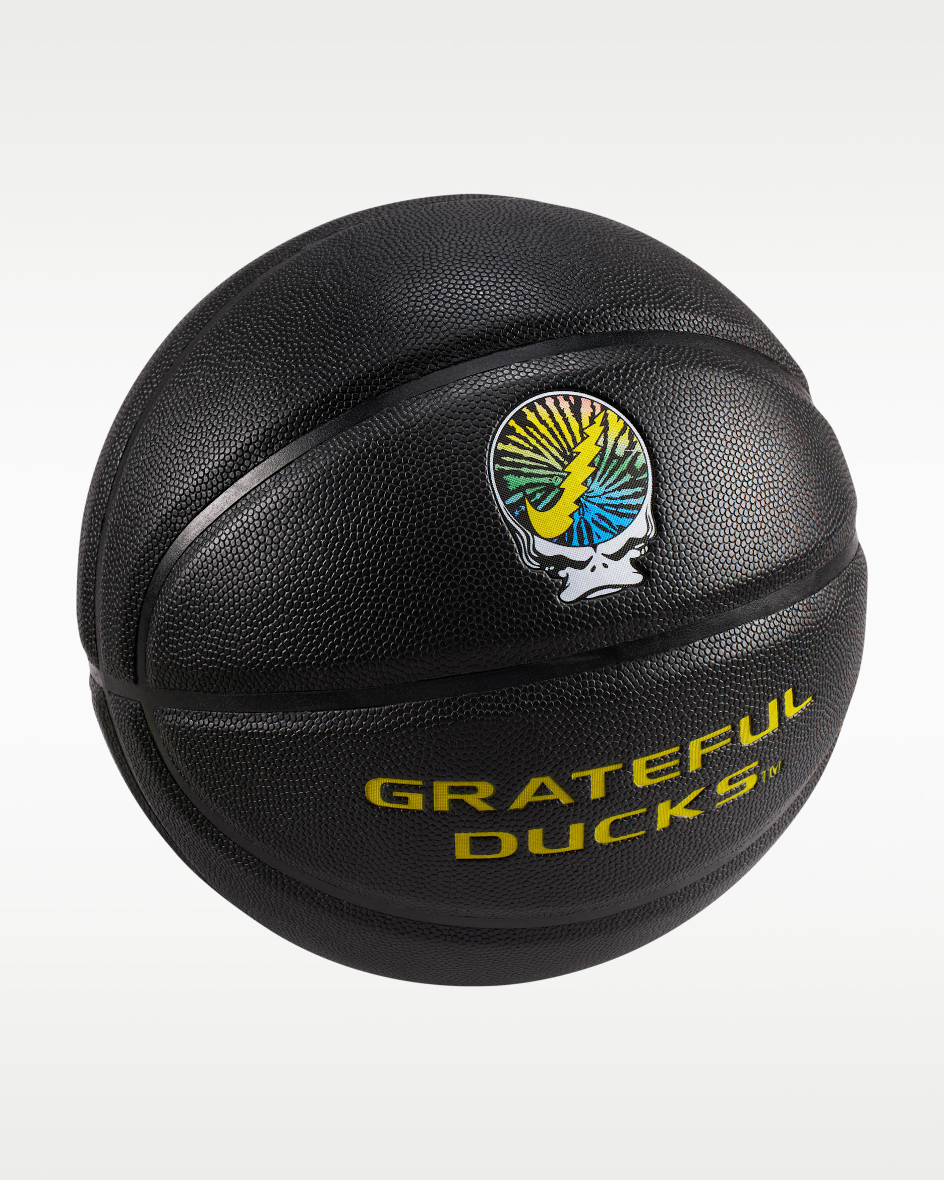Grateful Ducks Nike Leather Basketball (Deflated) - Black