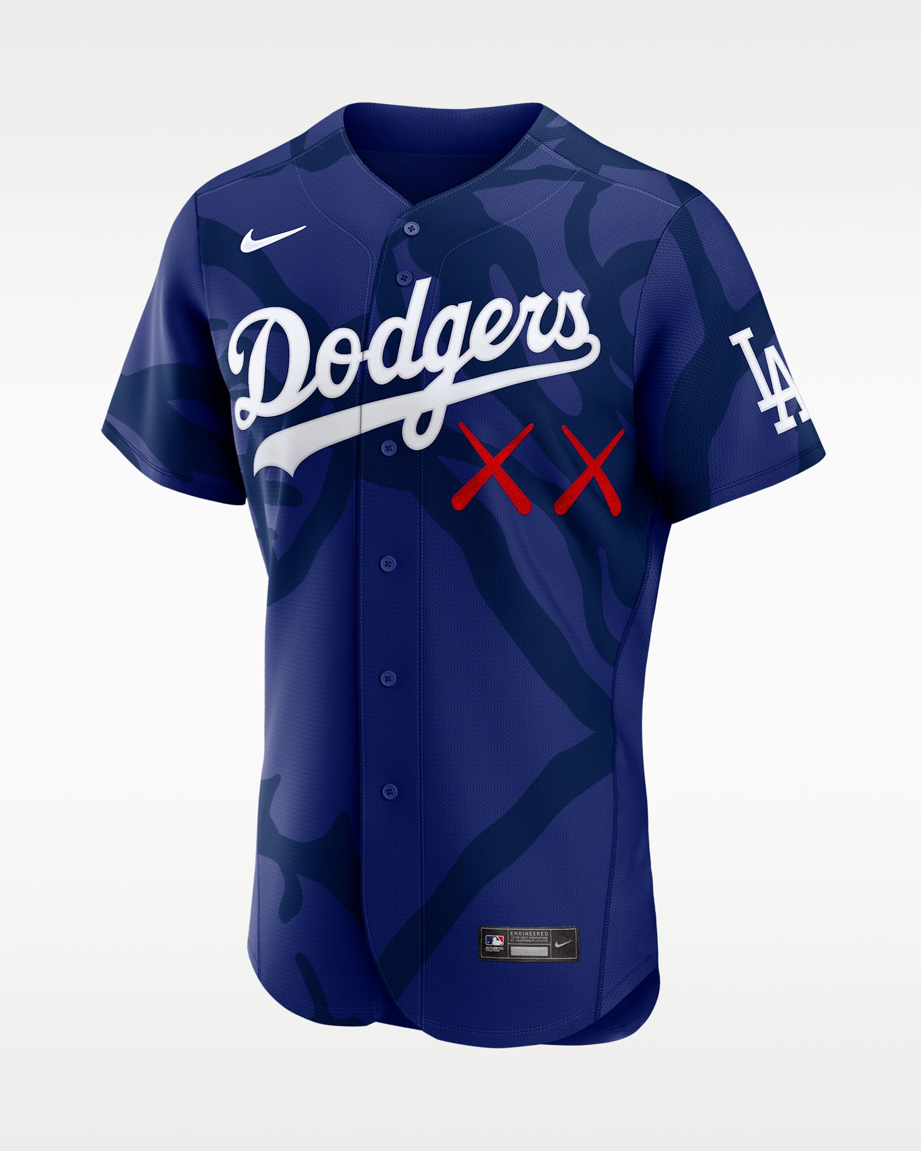 Los Angeles Dodgers Men's Nike x KAWS MLB Authentic Jersey - Deep Royal