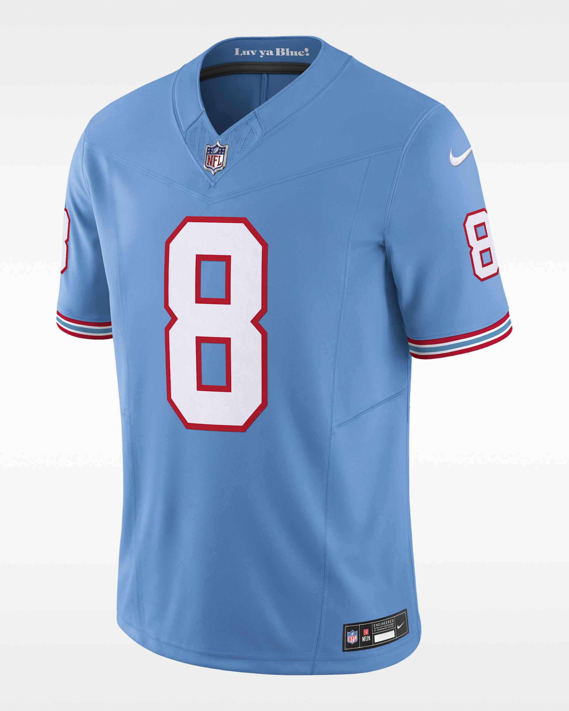 Will Levis Tennessee Titans Men's Nike Dri-FIT NFL Limited Jersey - Light Blue