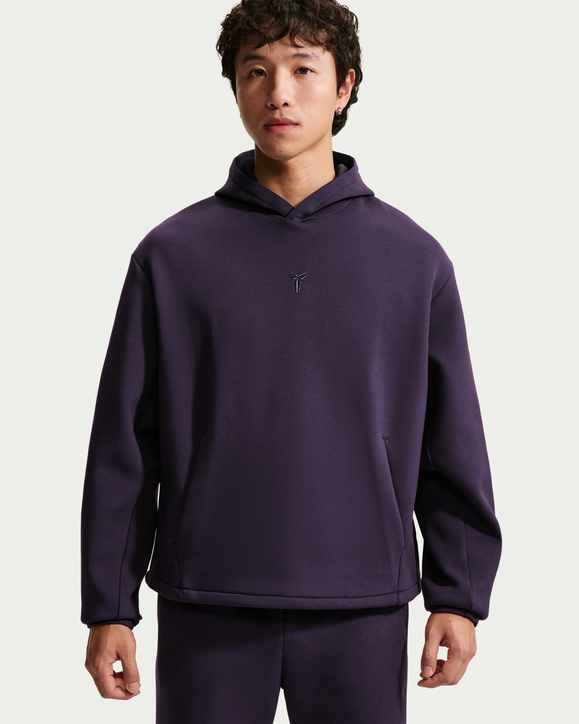 Kobe 男款 Nike Dri-FIT 套頭籃球連帽上衣 - Purple Dynasty/Purple Dynasty