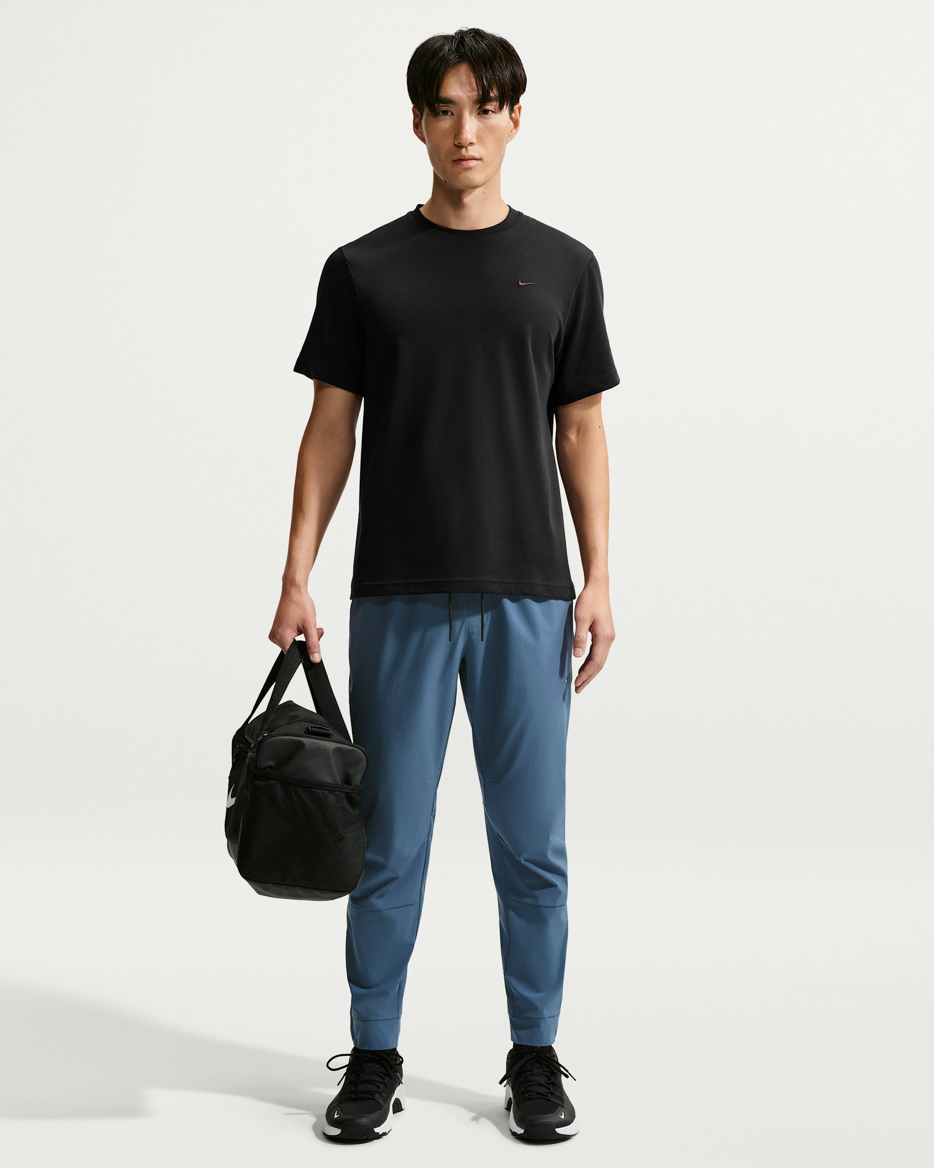 Pants versátiles Dri-FIT con puños con cierre para hombre Nike Unlimited - Pizarra nuevo/Negro/Pizarra nuevo