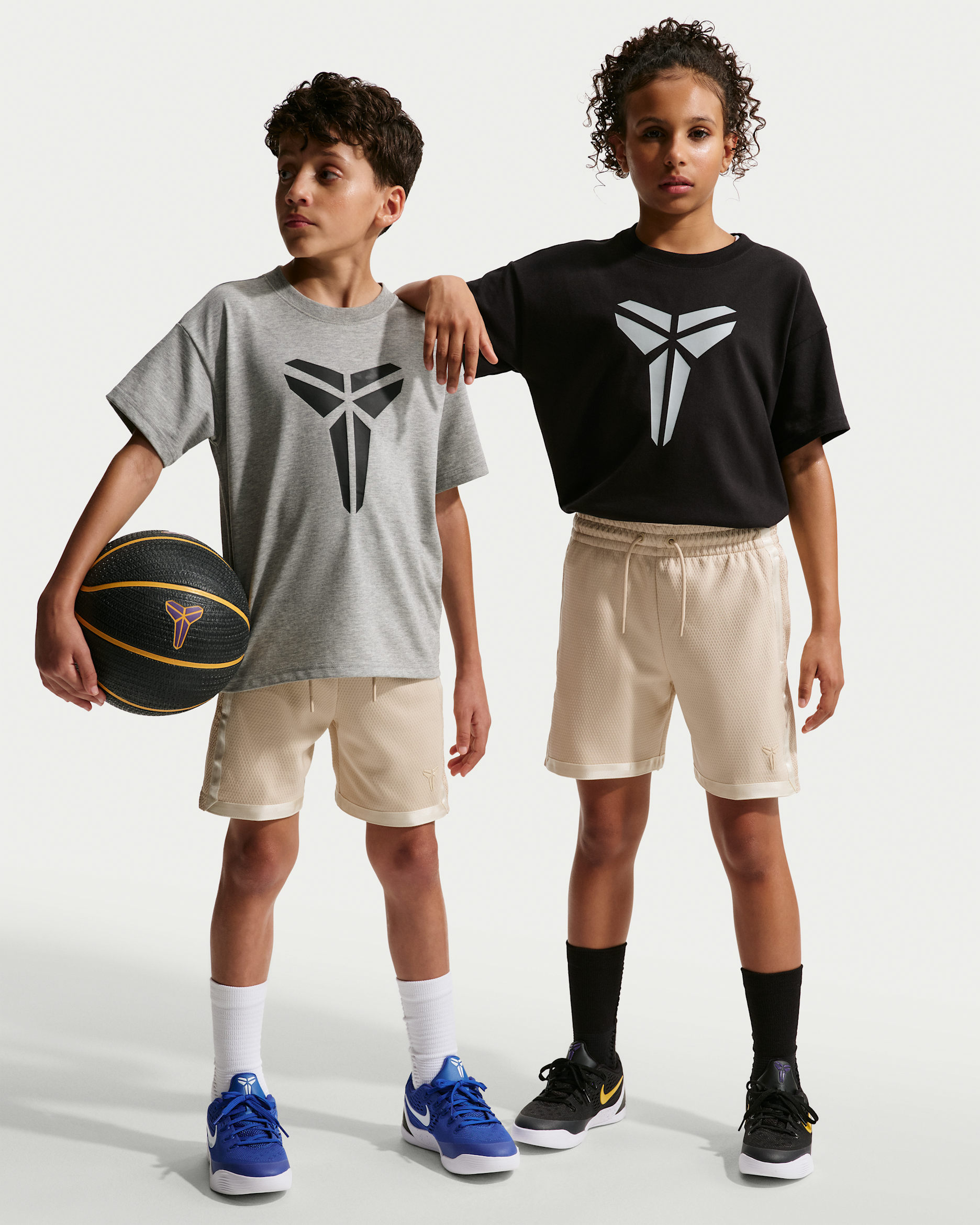 Shorts Dri-FIT Mamba para niños de talla grande Kobe - Duna/Duna