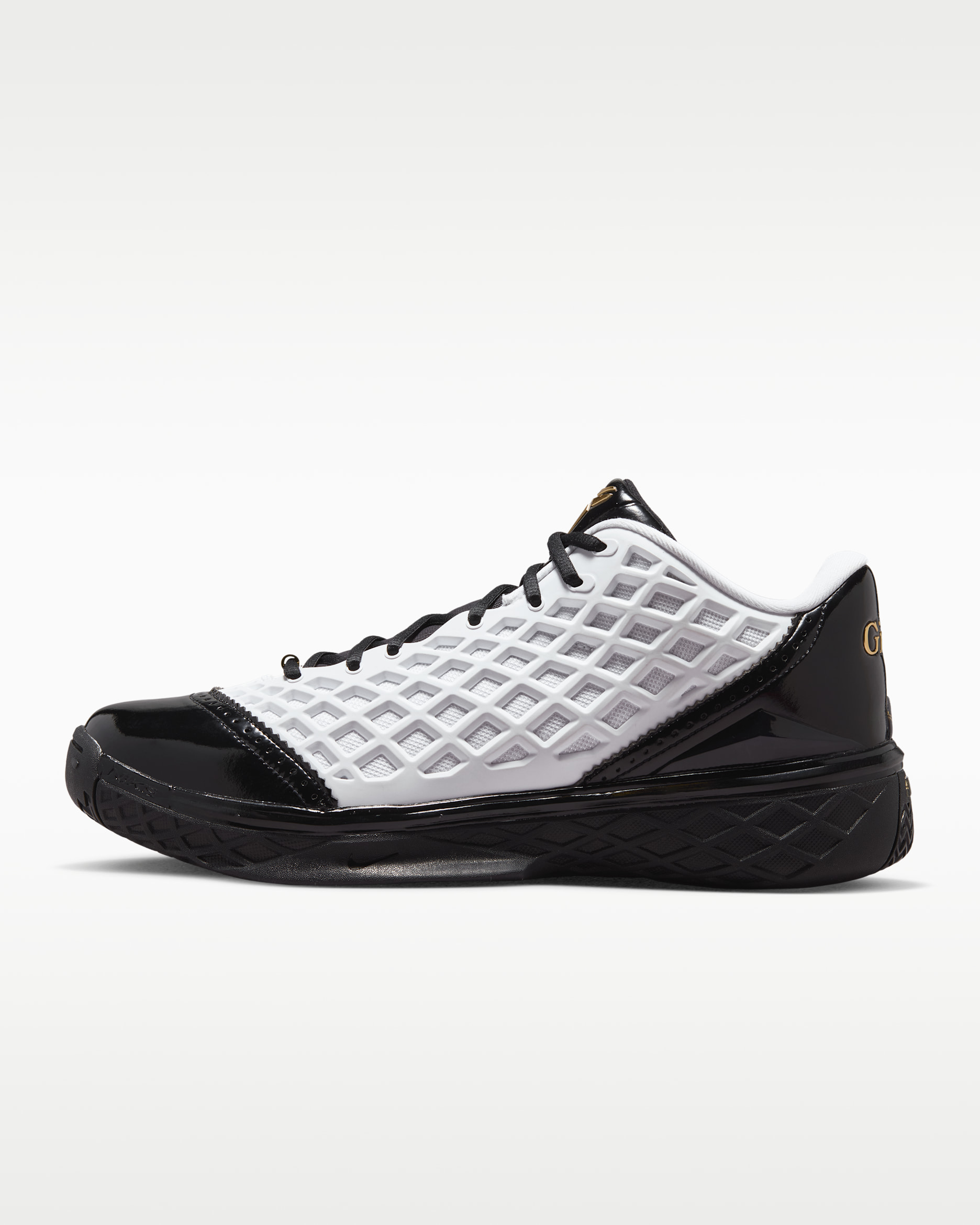 コービー 3 LOW プロトロ バスケットボールシューズ - ホワイト/ブラック/メタリックゴールド