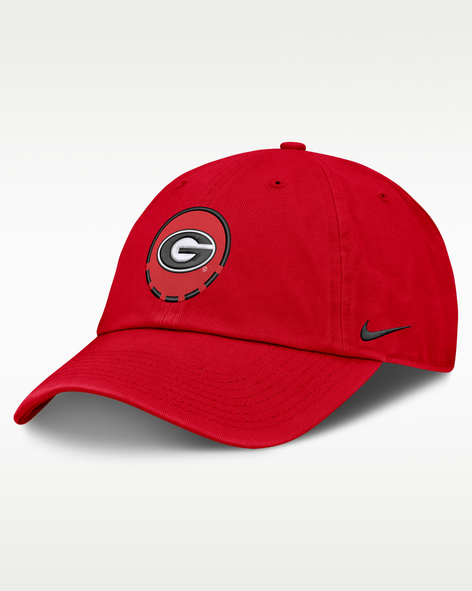 Georgia Natural Club Men's Nike College Adjustable Hat - Red