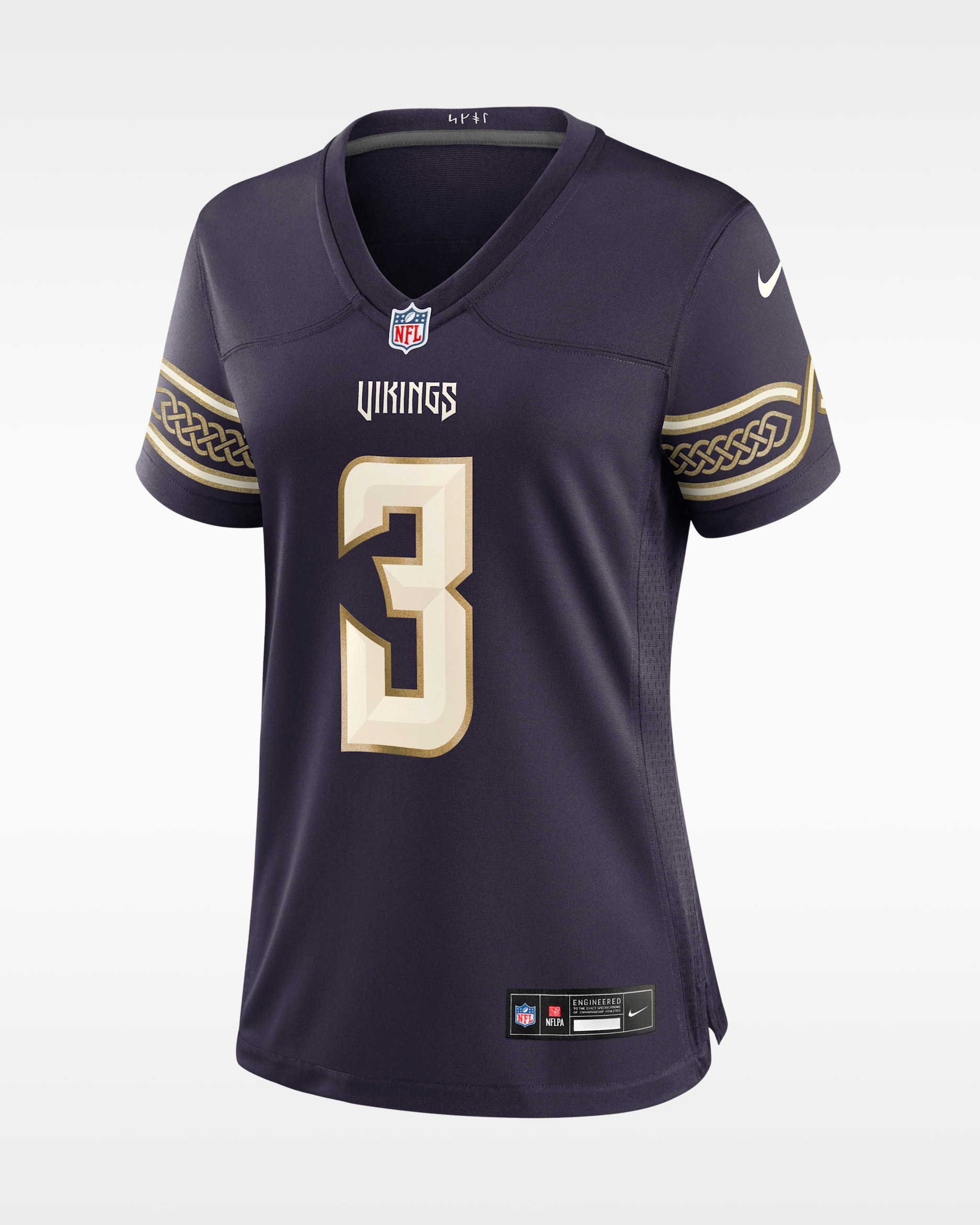 Jordan Addison Minnesota Vikings Rivalries Collection Women's Nike NFL Game Jersey - Purple