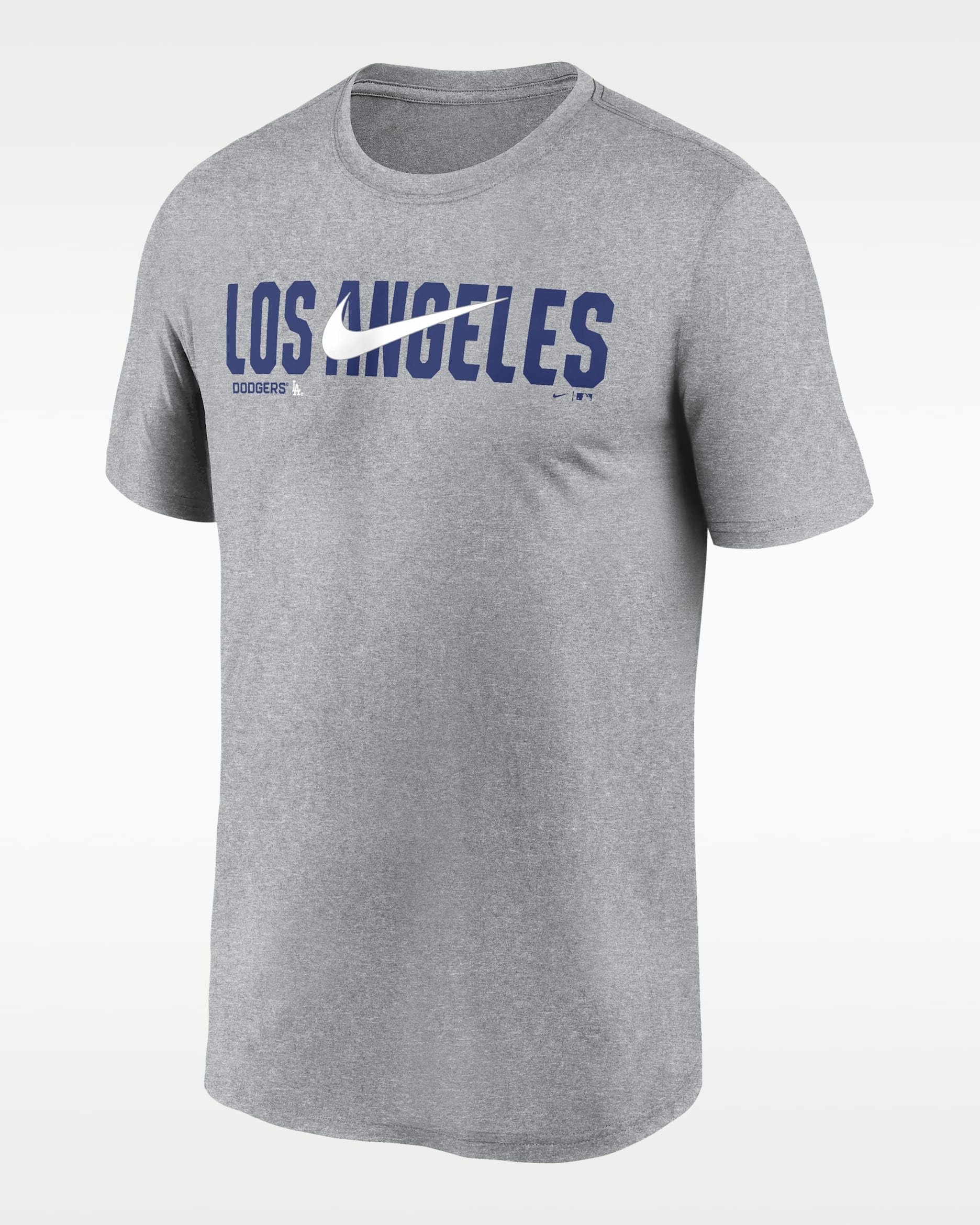 Los Angeles Dodgers Swoosh Legend Men's Nike Dri-FIT MLB T-Shirt - Grey Heather