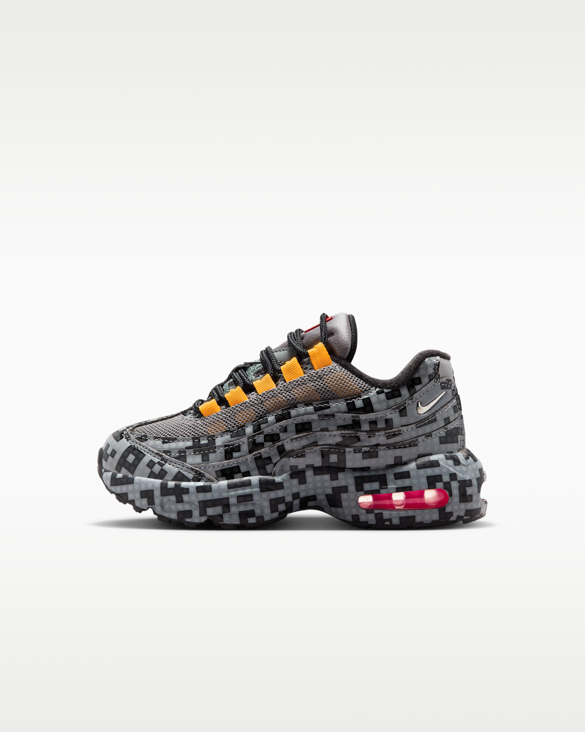Nike Air Max 95 x LEGO® Collection Younger Kids' Shoes - Smoke Grey/Black/University Gold/Metallic Silver