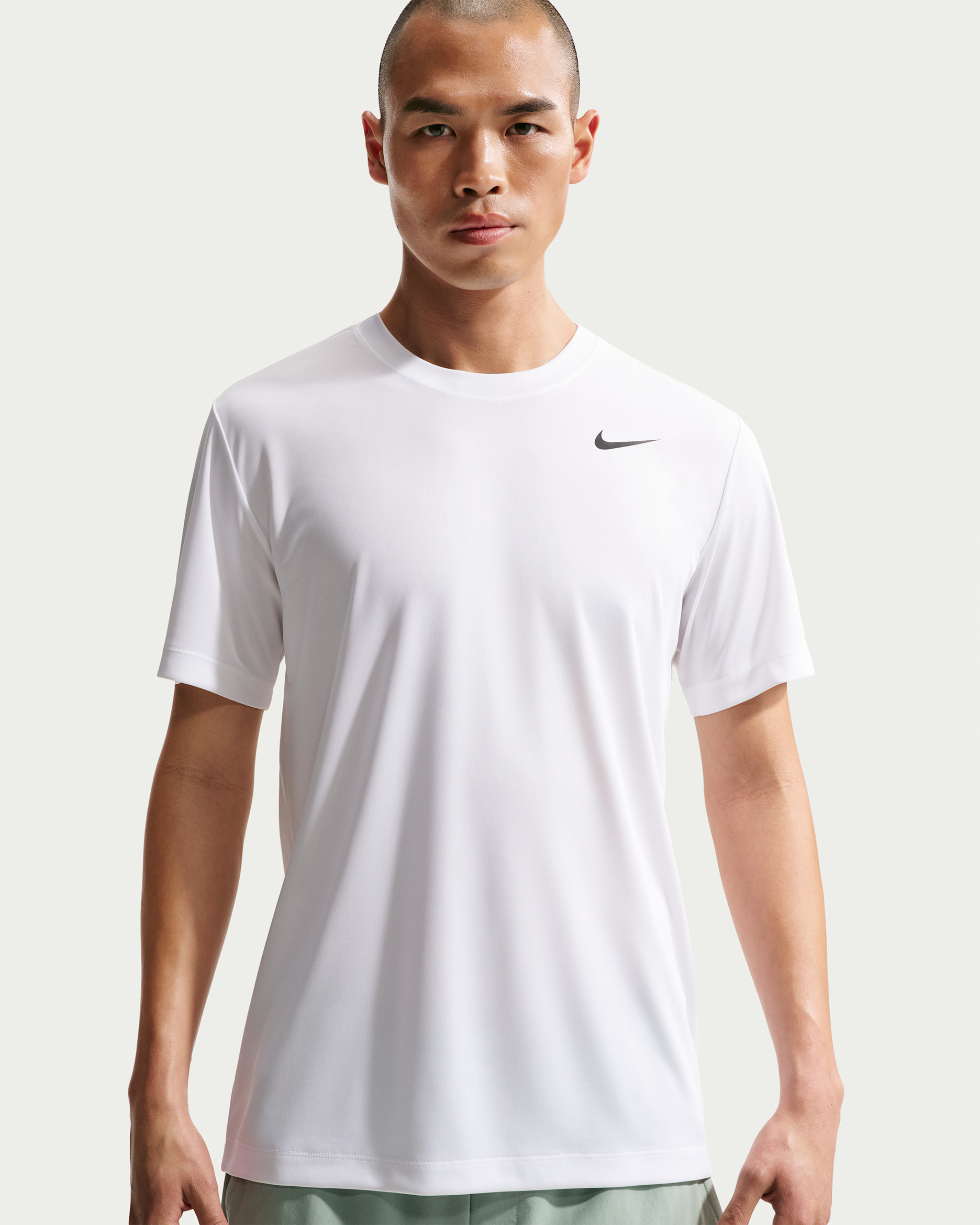 Nike Men's Dri-FIT Training T-Shirt - White/Black