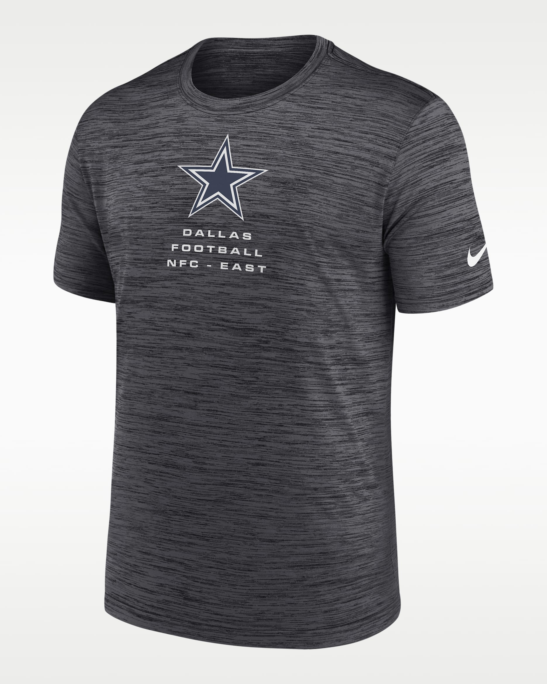 Dallas Cowboys Velocity Men's Nike Dri-FIT NFL T-Shirt - Anthracite