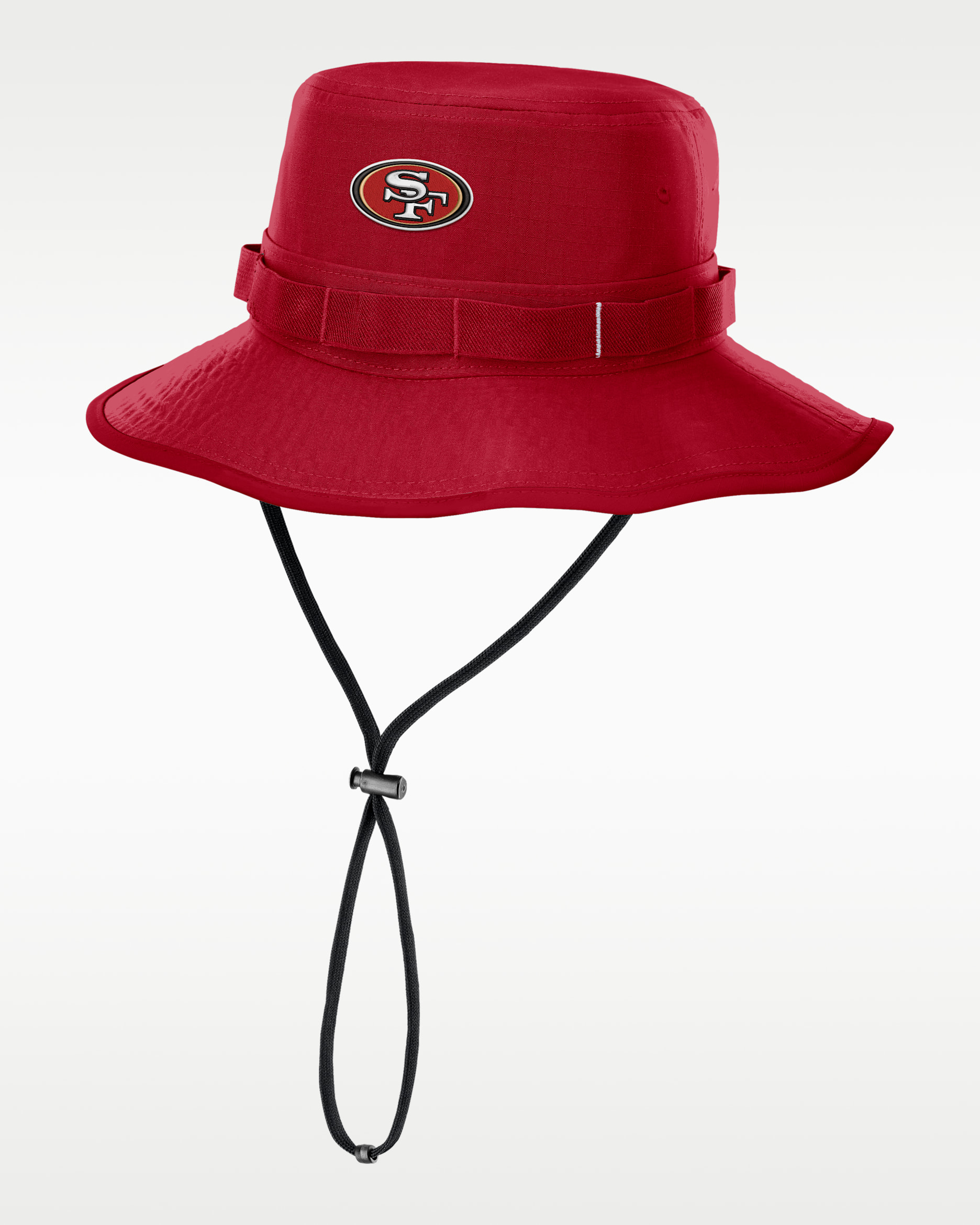 San Francisco 49ers Primetime Apex Boonie Men's NFL Dri-FIT College Bucket Hat - Scarlet