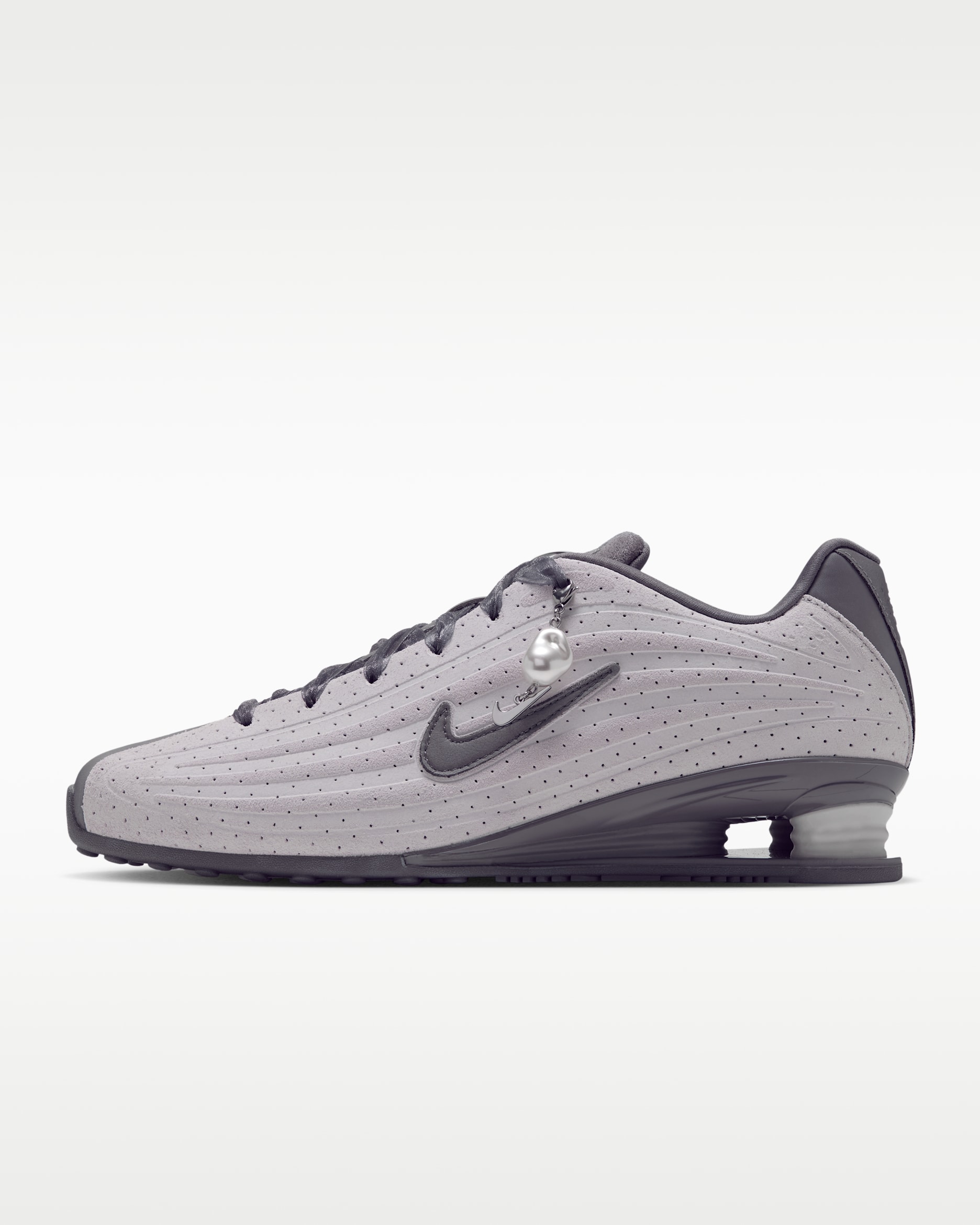 รองเท้าผู้หญิง Nike Shox Z - Vast Grey/Metallic Silver/Pencil Point